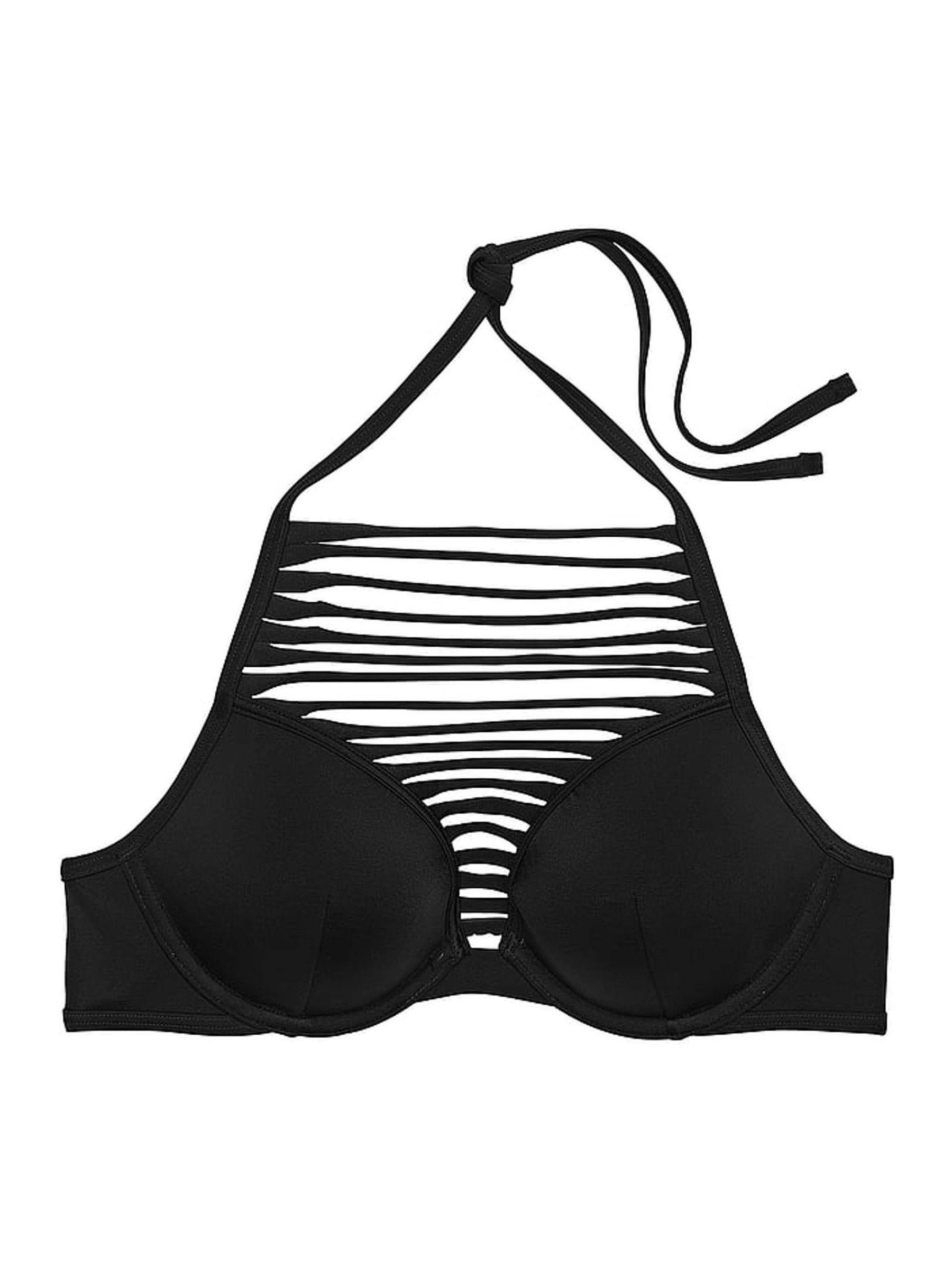 Nero Black Halter Archive Swim Bikini Top - Image 3 of 3