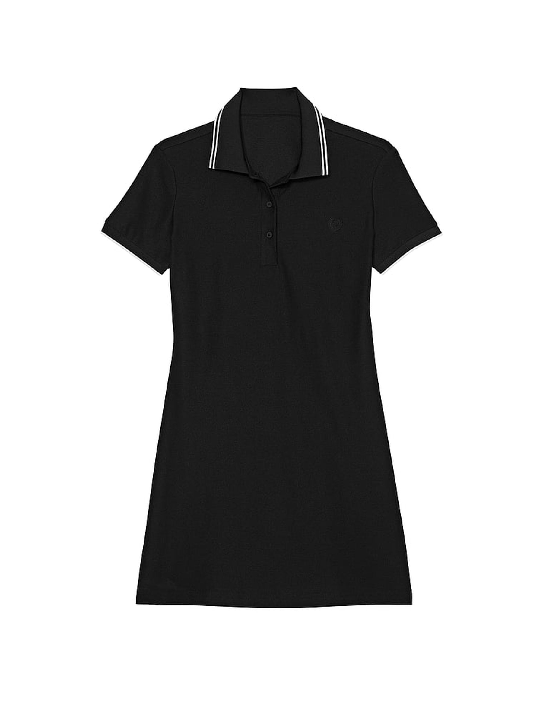 Pure Black Polo Dress - Image 3 of 3