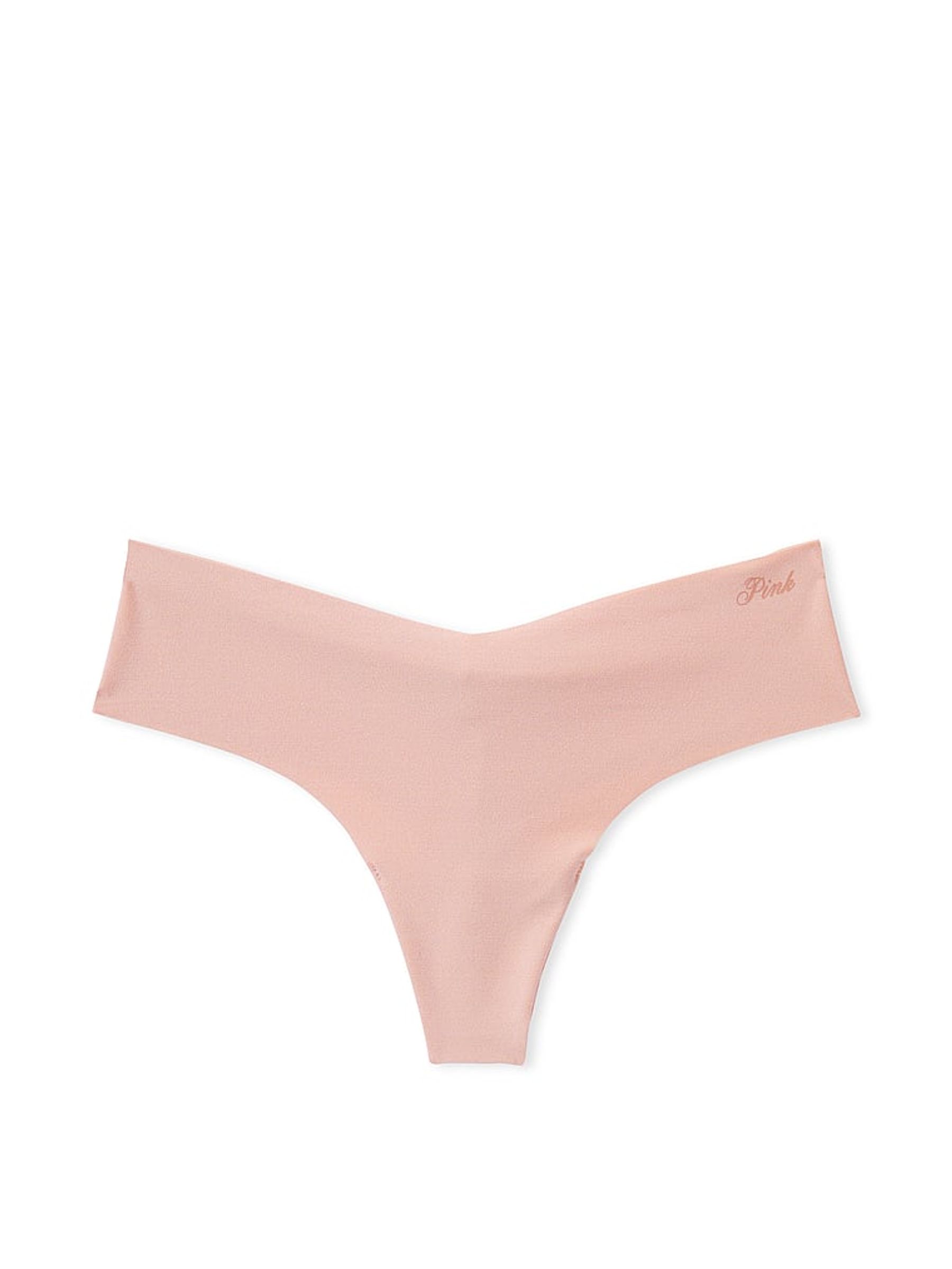 Macaron Nude High Leg Thong Knickers - Image 3 of 3