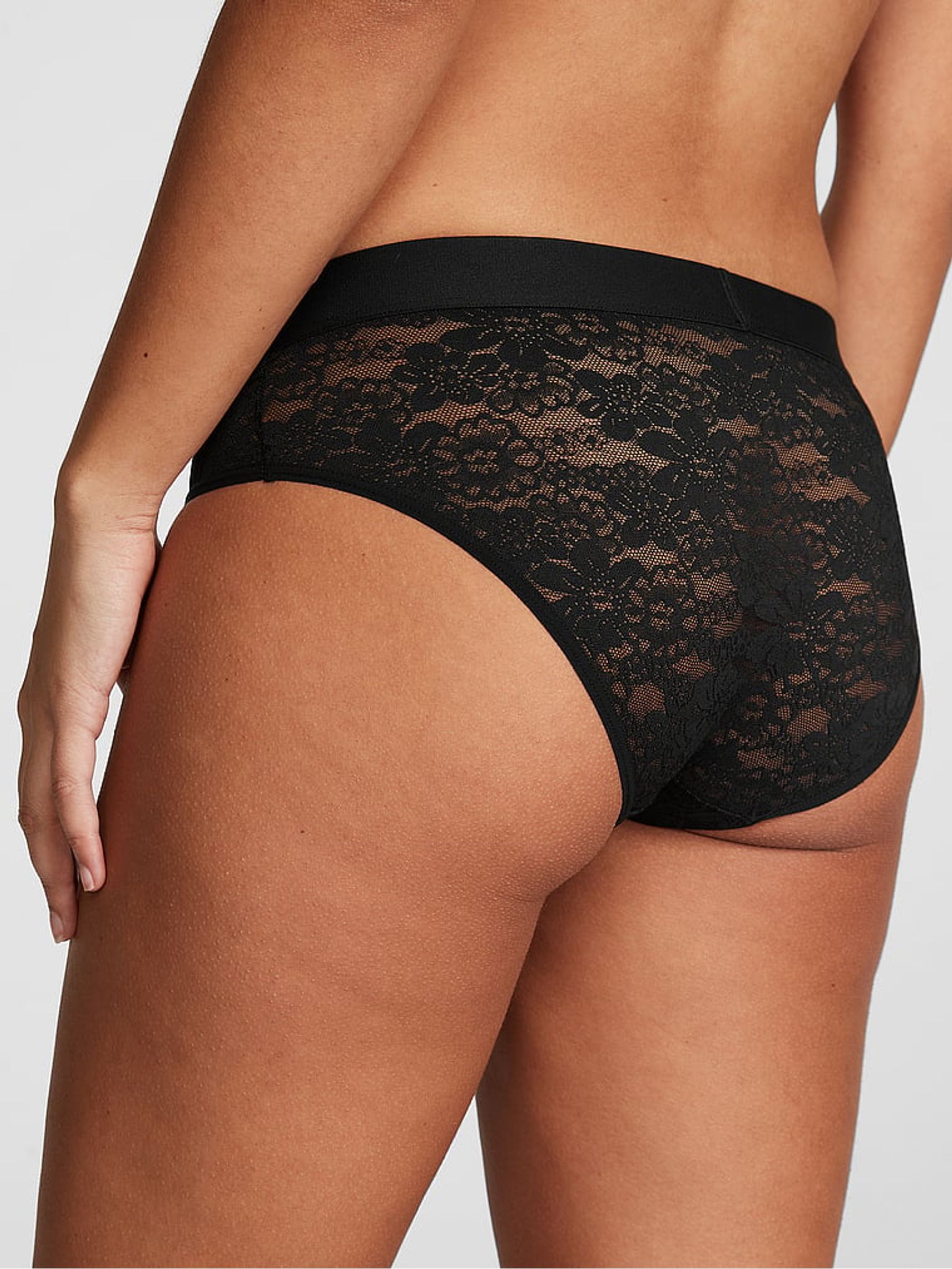Black Hipster Logo Knickers - Image 2 of 3