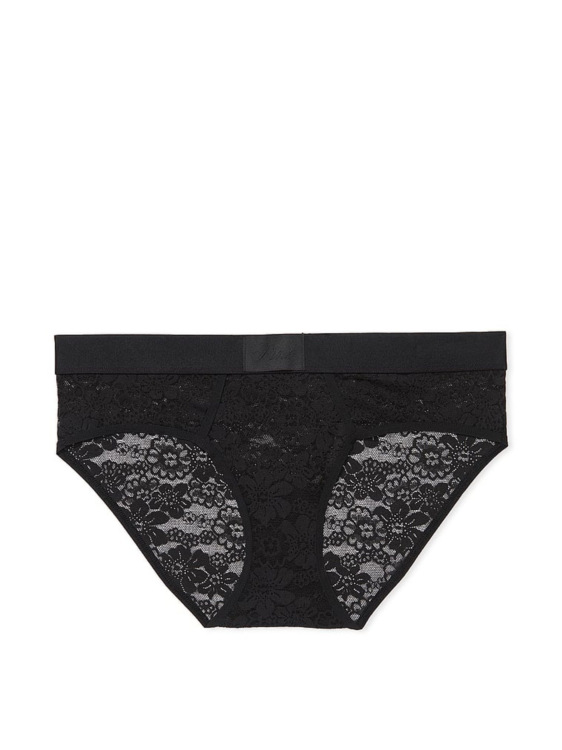 Black Hipster Logo Knickers - Image 3 of 3