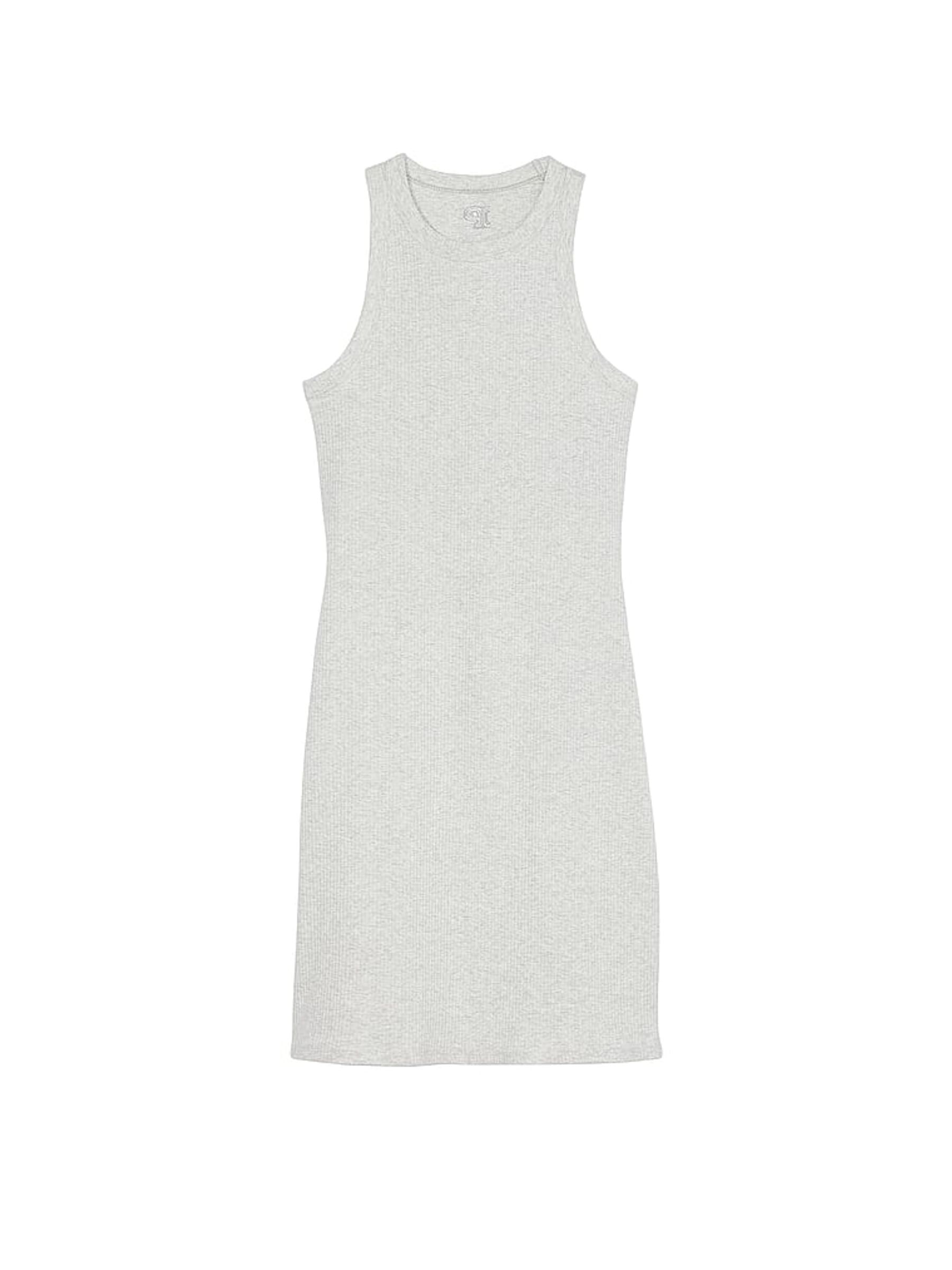 Heather Stone Grey Mini Tank Dress - Image 3 of 3