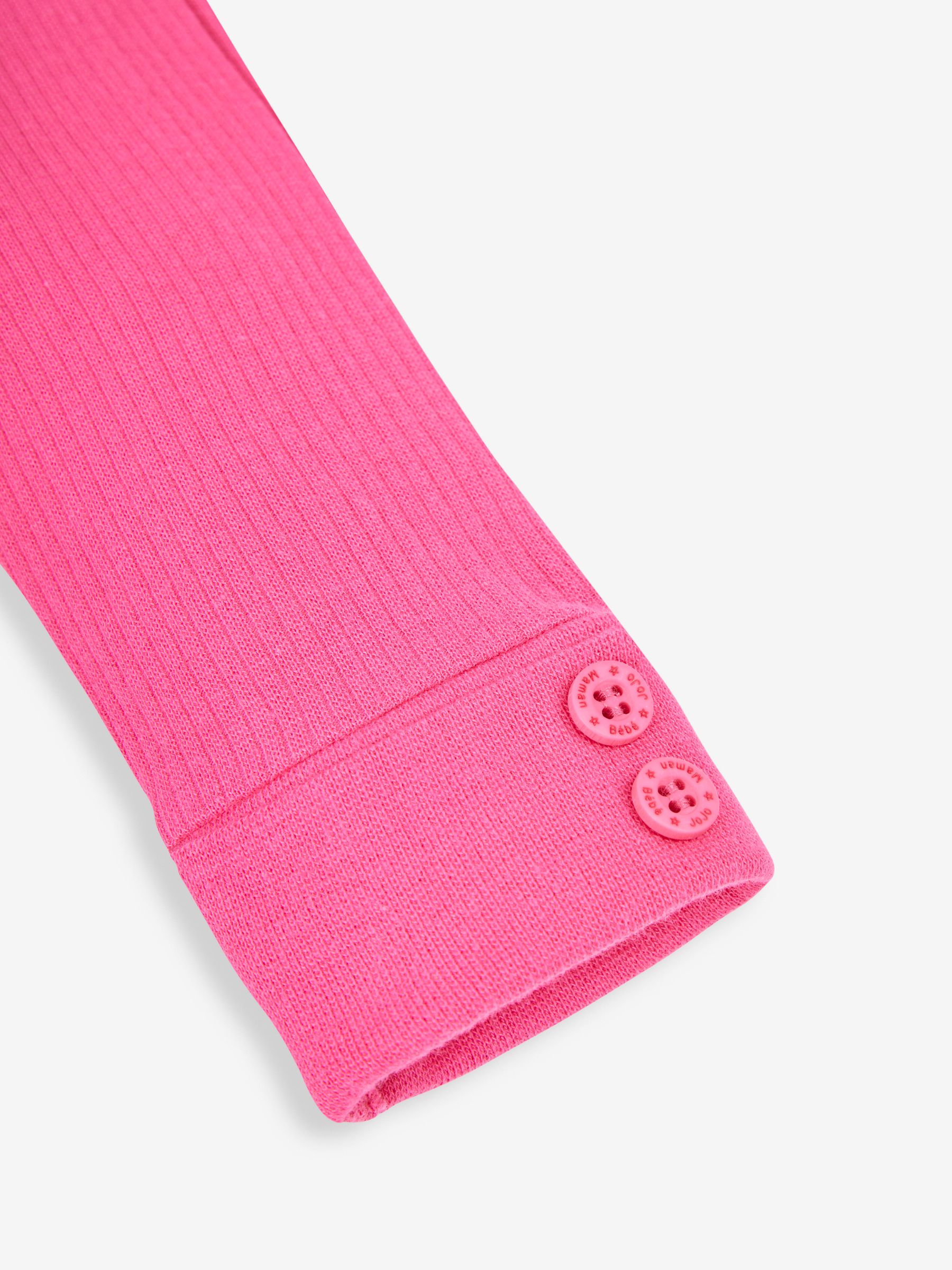 Plum Purple & Fuschia Pink 2-Pack Rib Leggings - Image 5 of 5