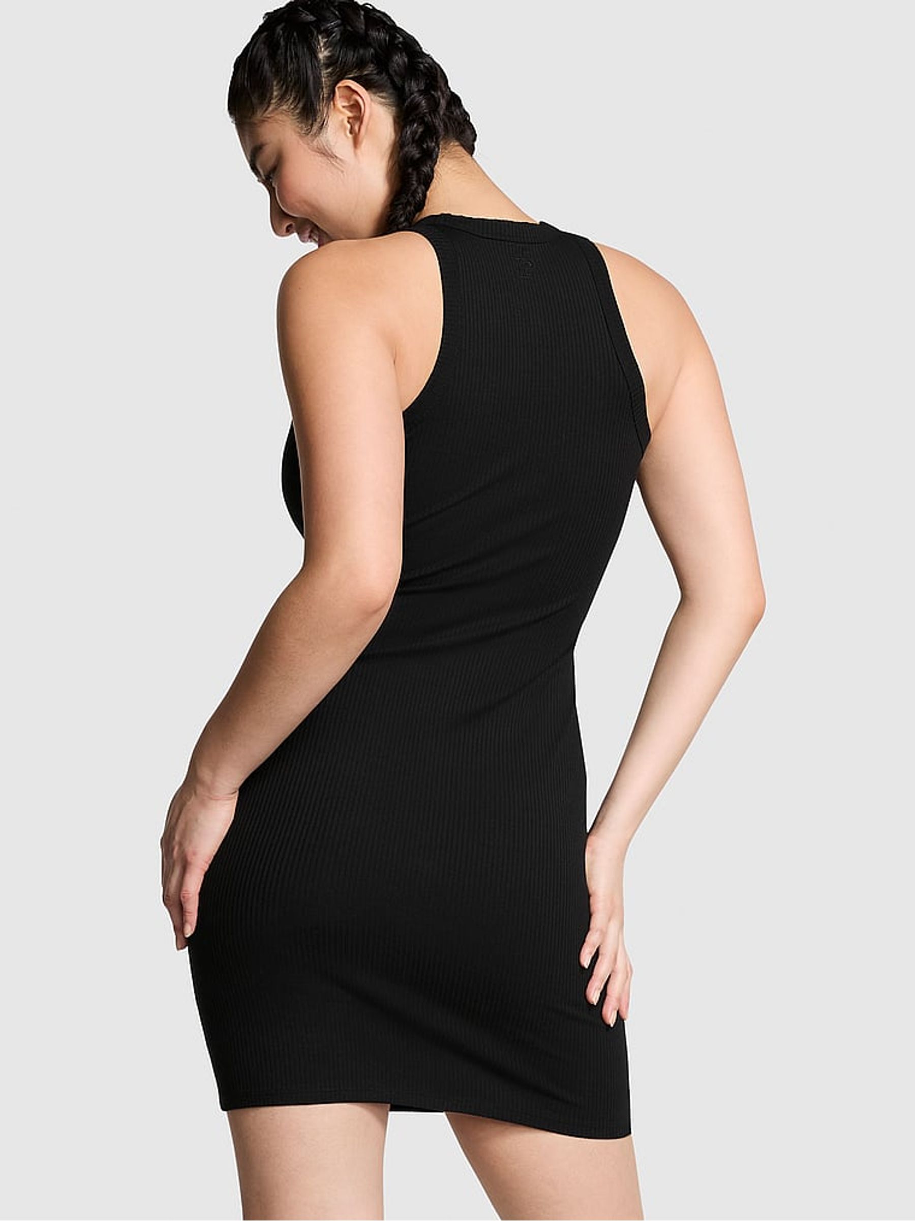 Pure Black Black Mini Tank Dress - Image 2 of 3