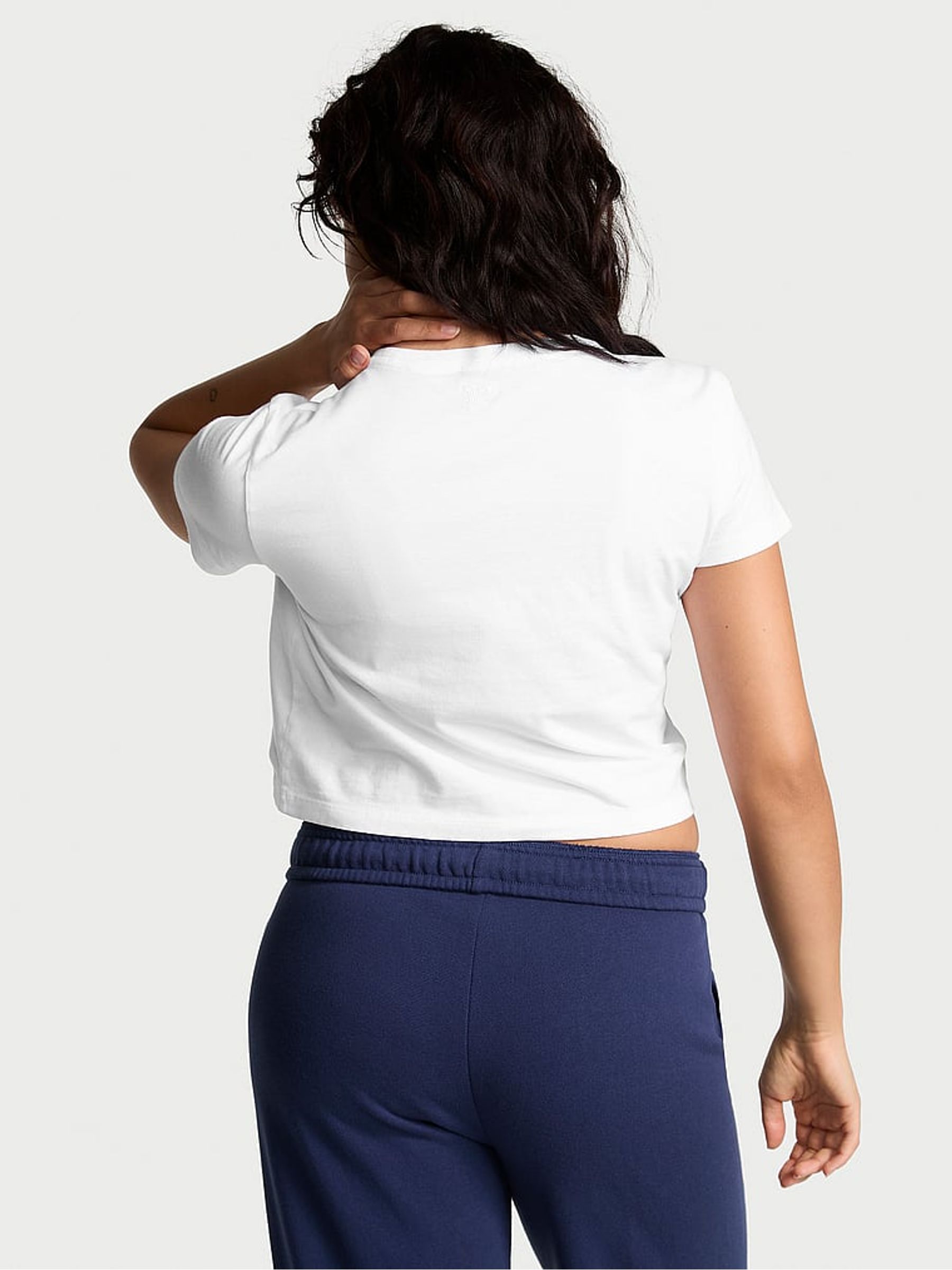 Optic White Crop Dreamer T-Shirt - Image 2 of 3