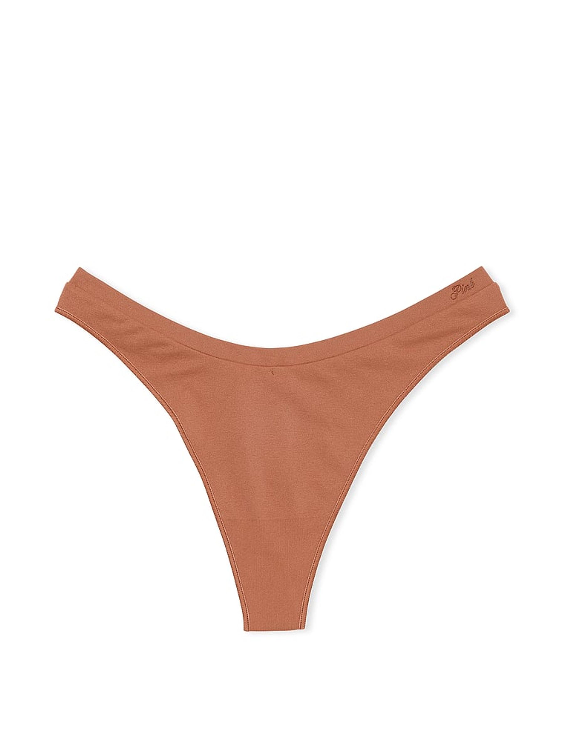Nude Caramel Thong Knickers - Image 3 of 3