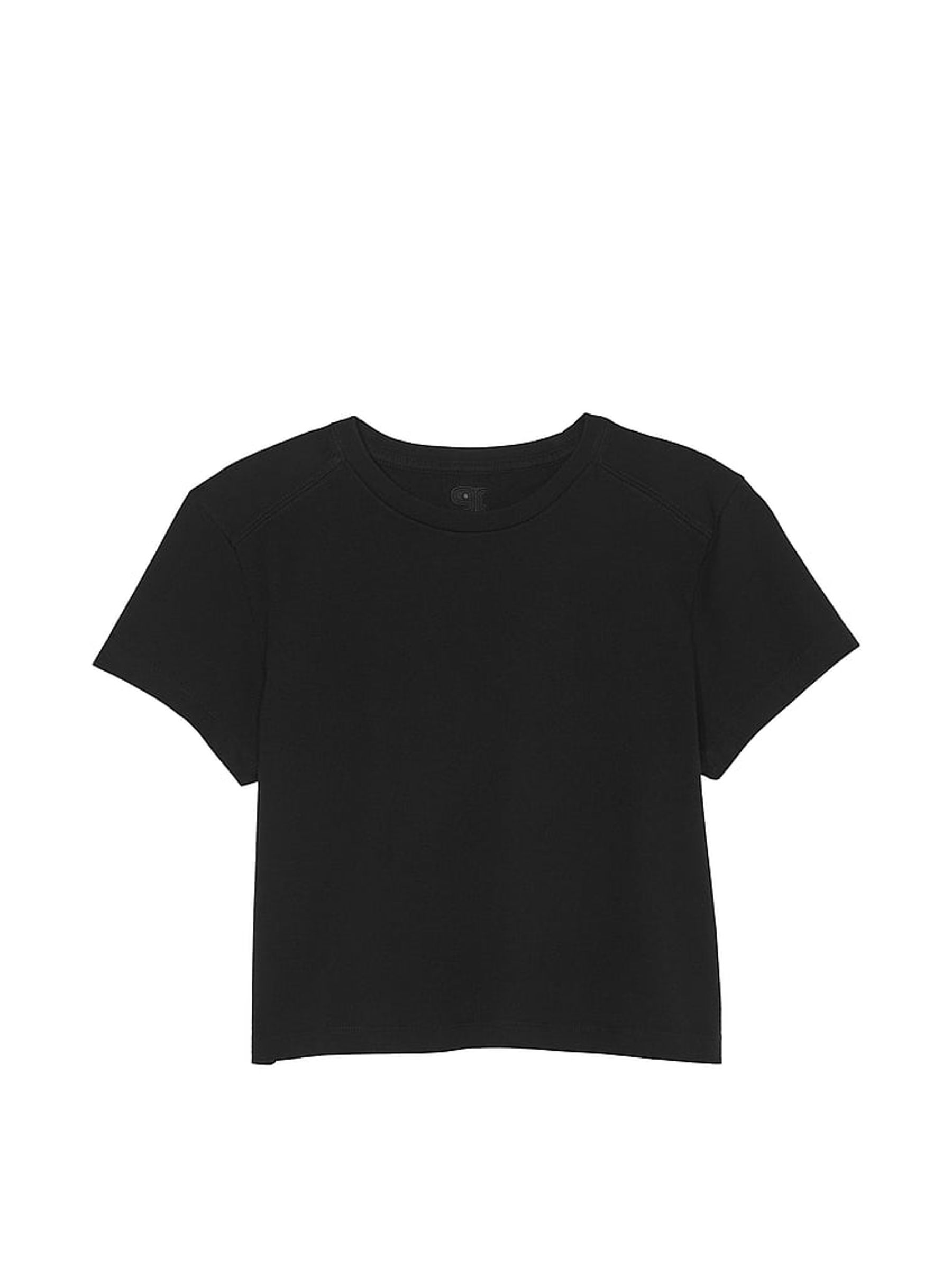 Pure Black Crop Dreamer T-Shirt - Image 3 of 3