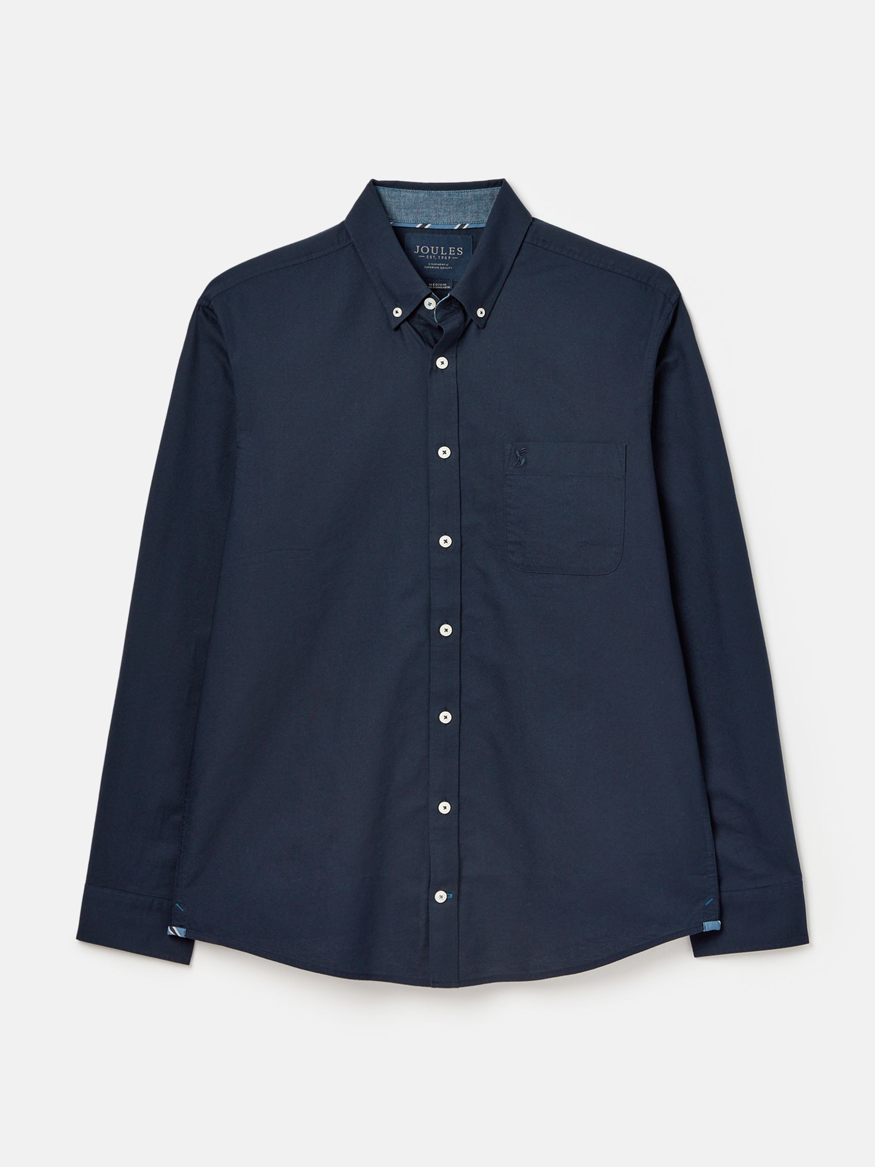 Oxford Navy Blue Long Sleeve Oxford Shirt - Image 7 of 7