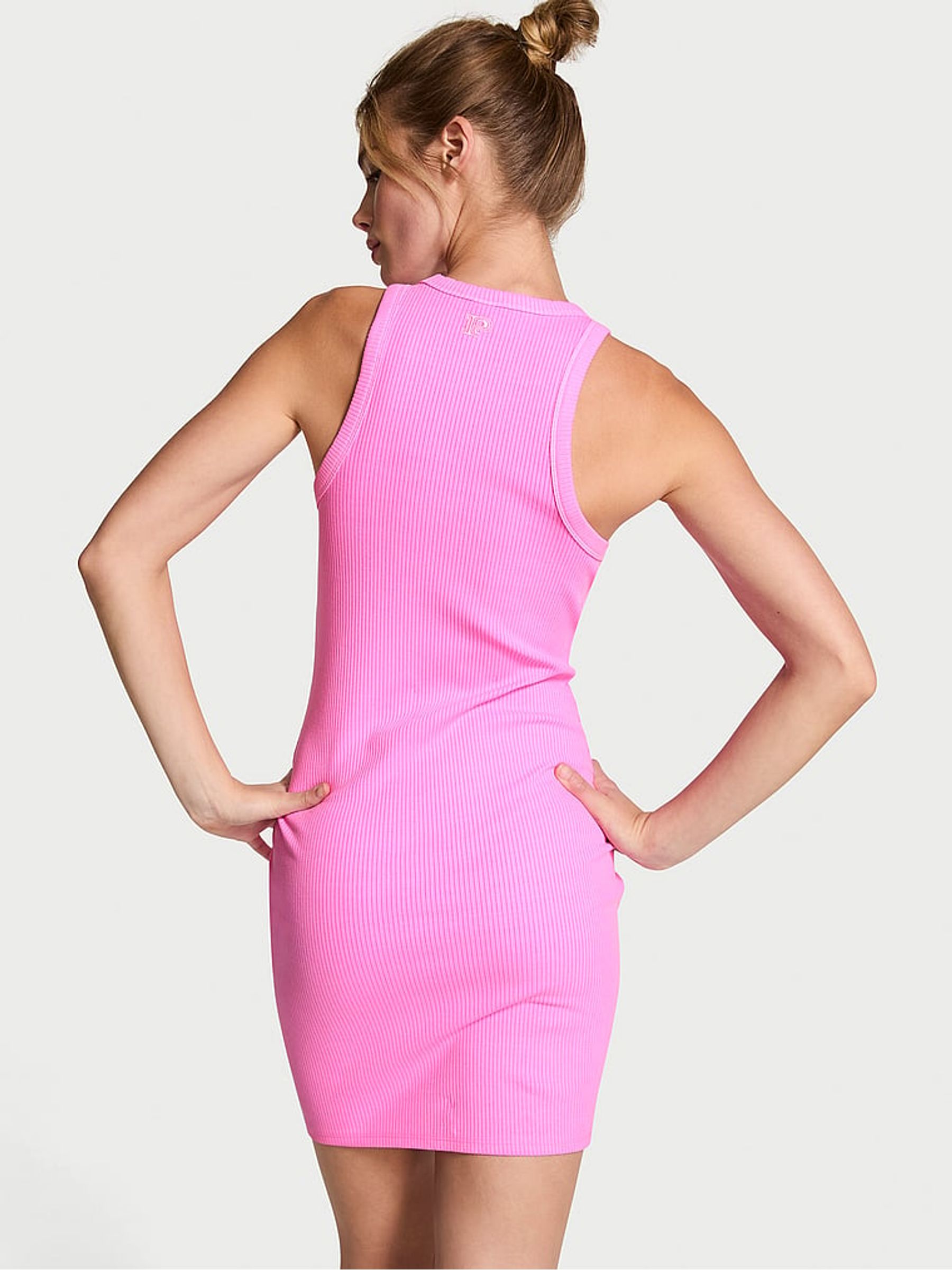 Lola Pink Mini Tank Dress - Image 2 of 3