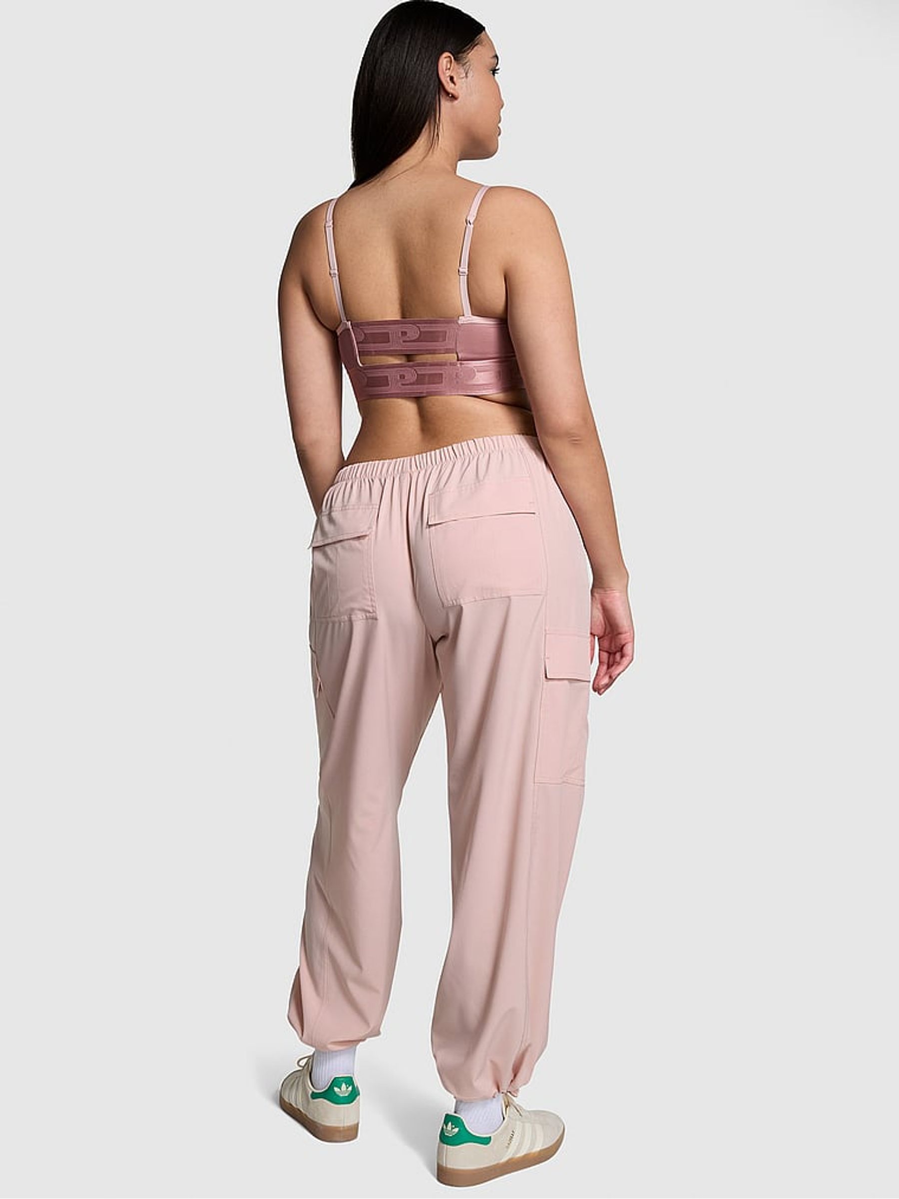 Wanna Be Pink Parachute Cargo Trousers - Image 2 of 2