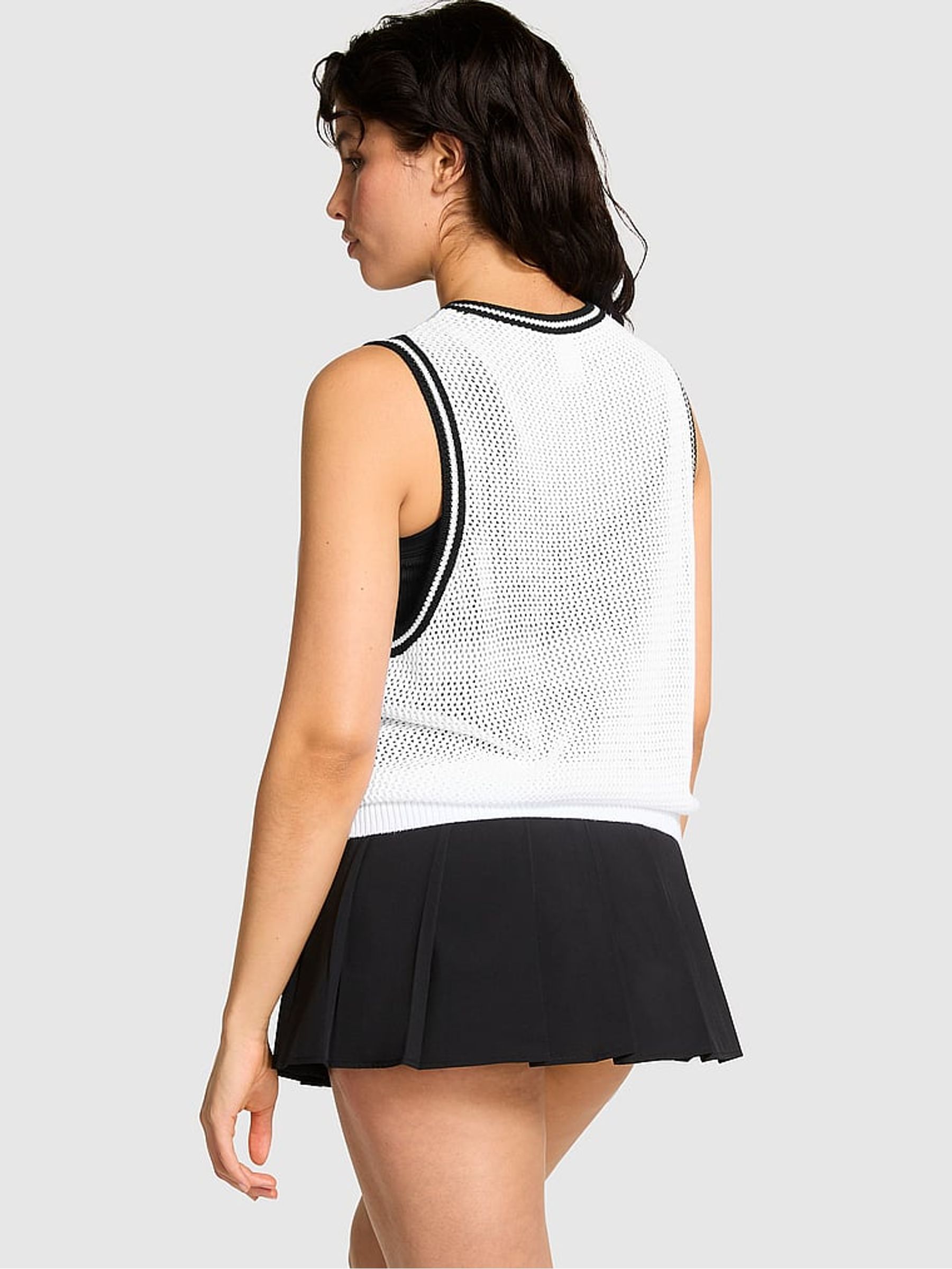 Optic White Crochet Vest - Image 2 of 3