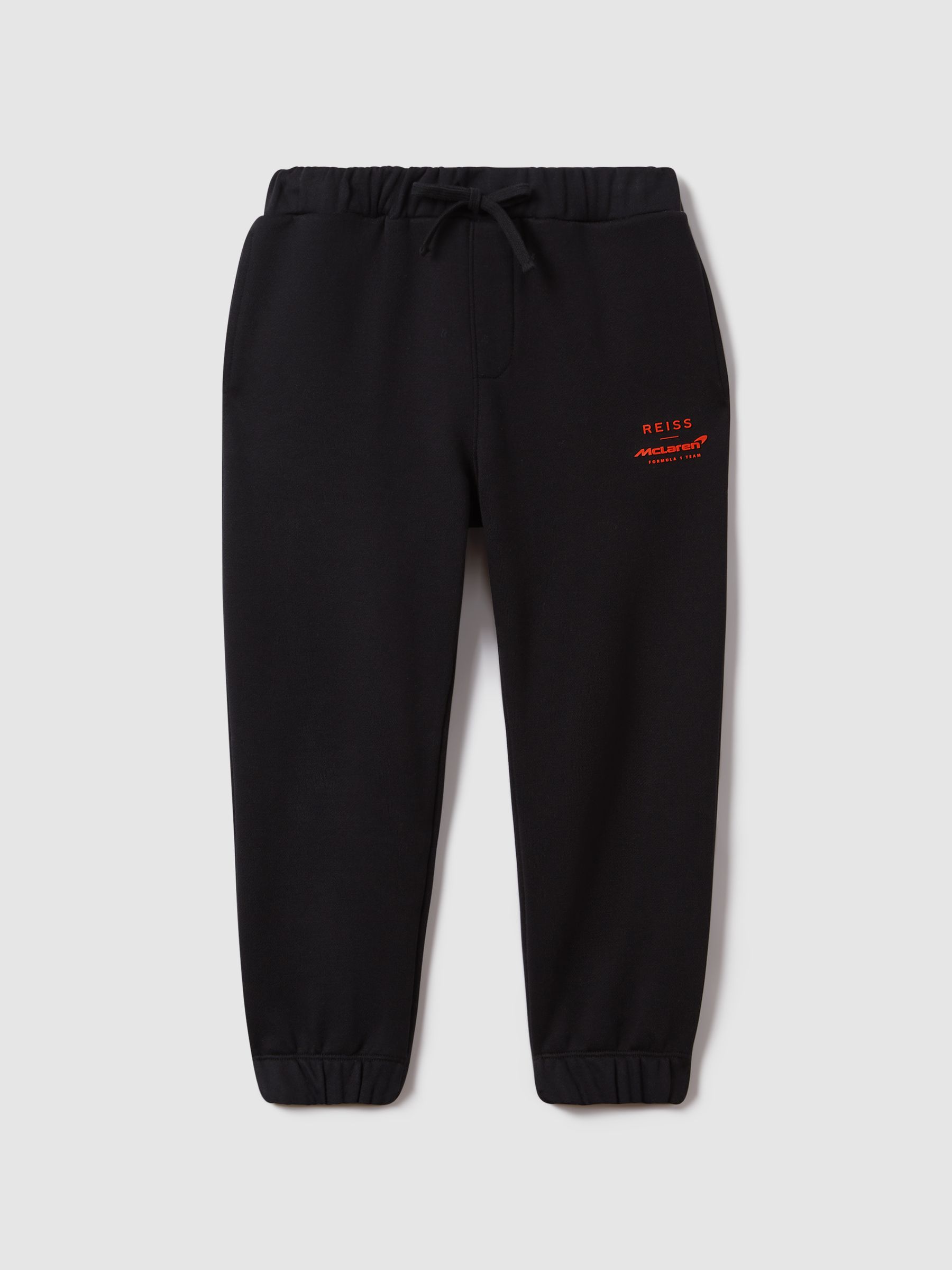 9-13 yrs Drawstring Joggers in Black - Image 2 of 8 9-13 yrs Drawstring Joggers in Black - Image 2 of 8