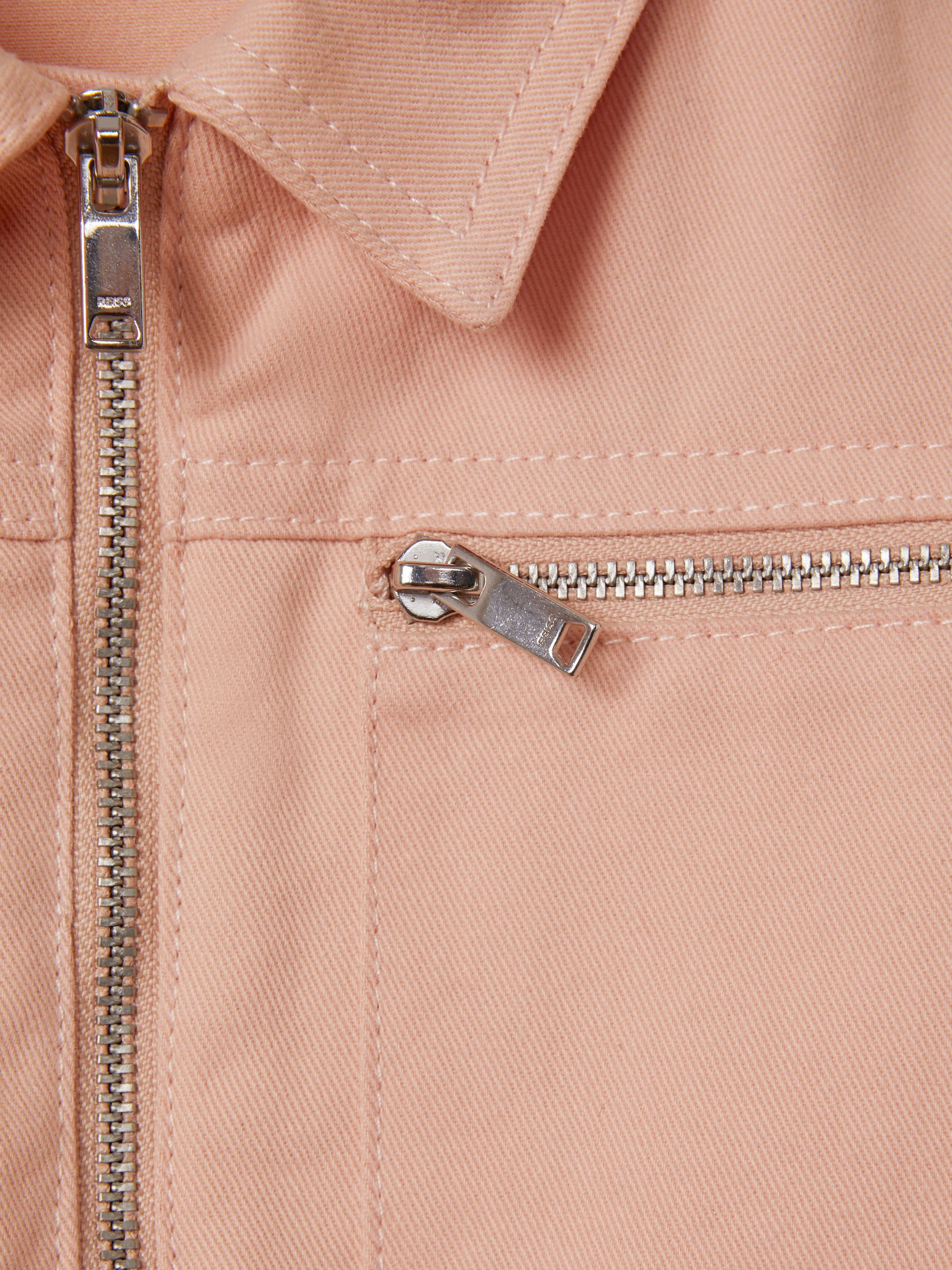 9-13 yrs Denim Jumpsuit in Pink - Image 6 of 6