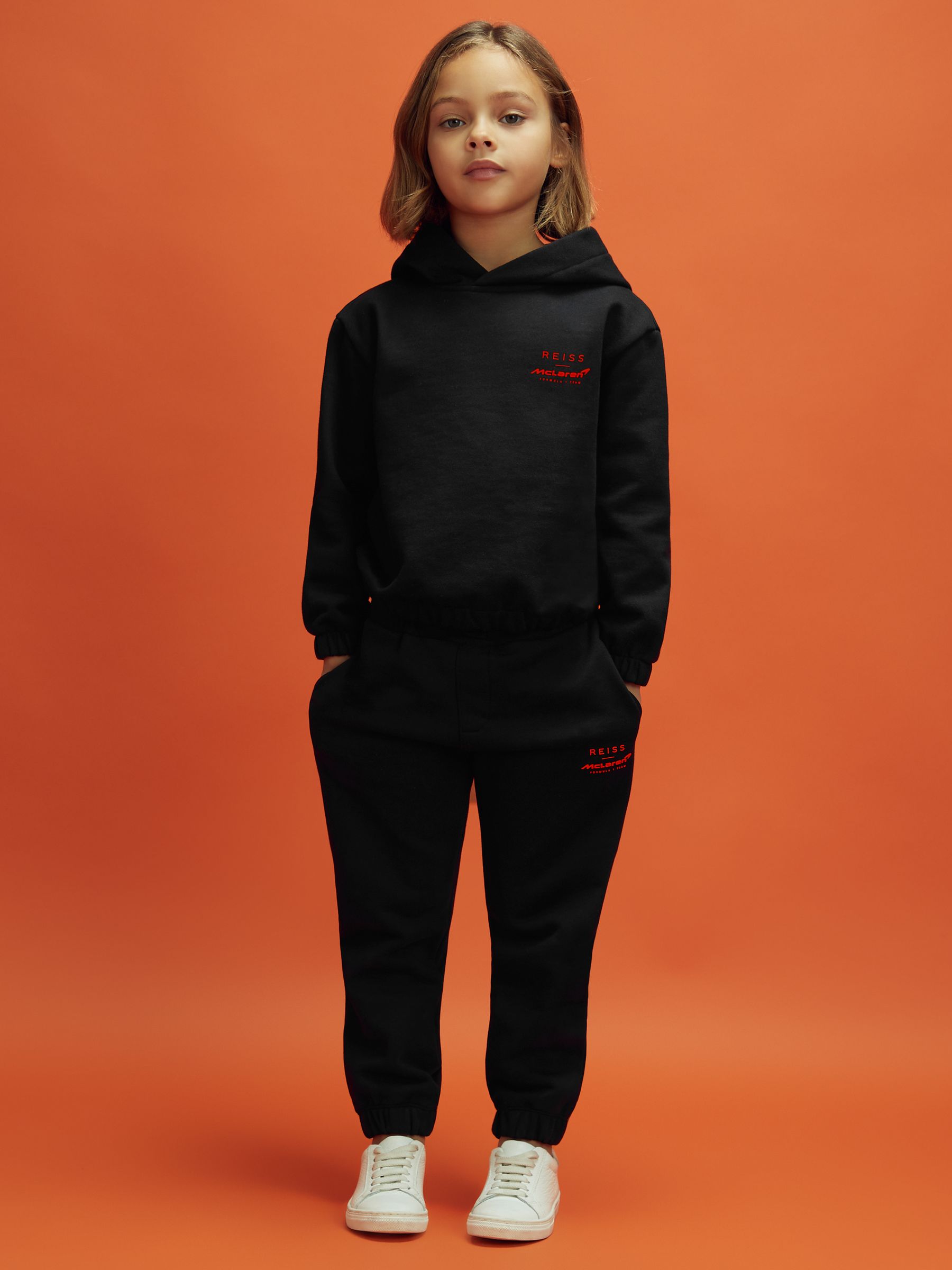 3-9 yrs McLaren F1 Cotton Drawstring Joggers in Black - Image 6 of 8