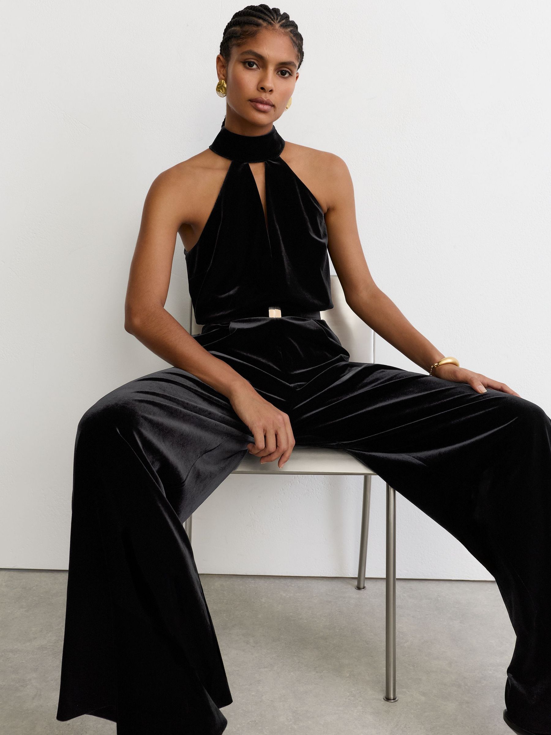 Petite Jumpsuit in Black - Image 6 of 9