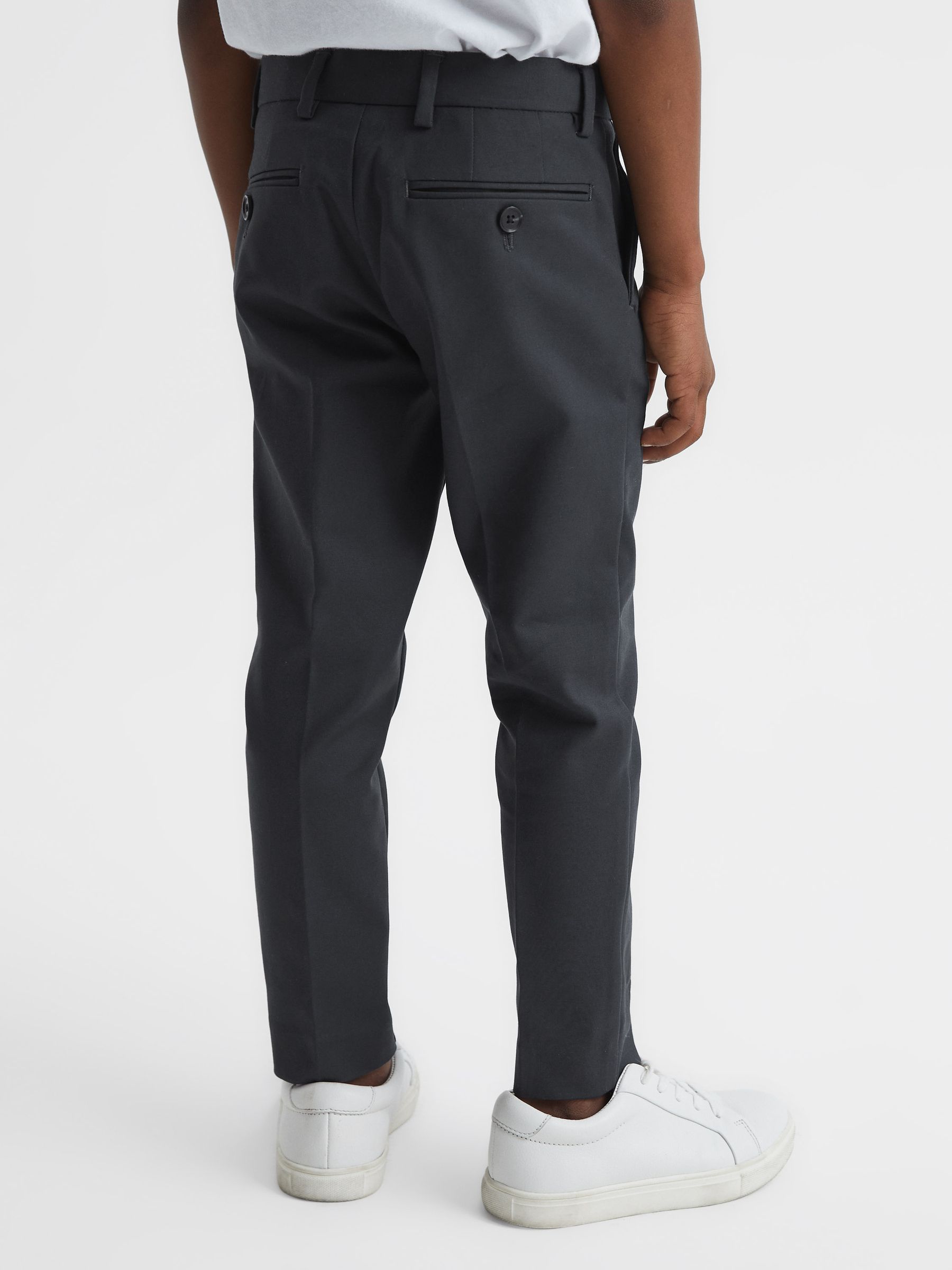 9-14 yrs Slim Fit Chinos in Steel Blue - Image 5 of 8