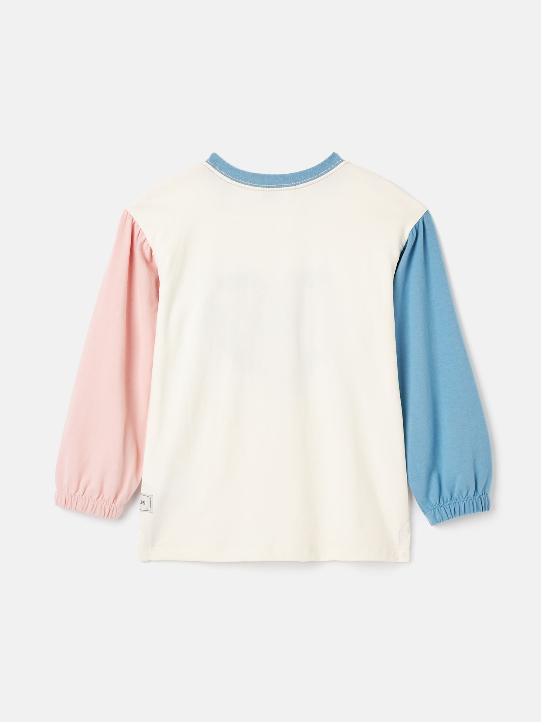 Farley Cream Long Sleeve Embroidered Artwork Top - Image 2 of 5