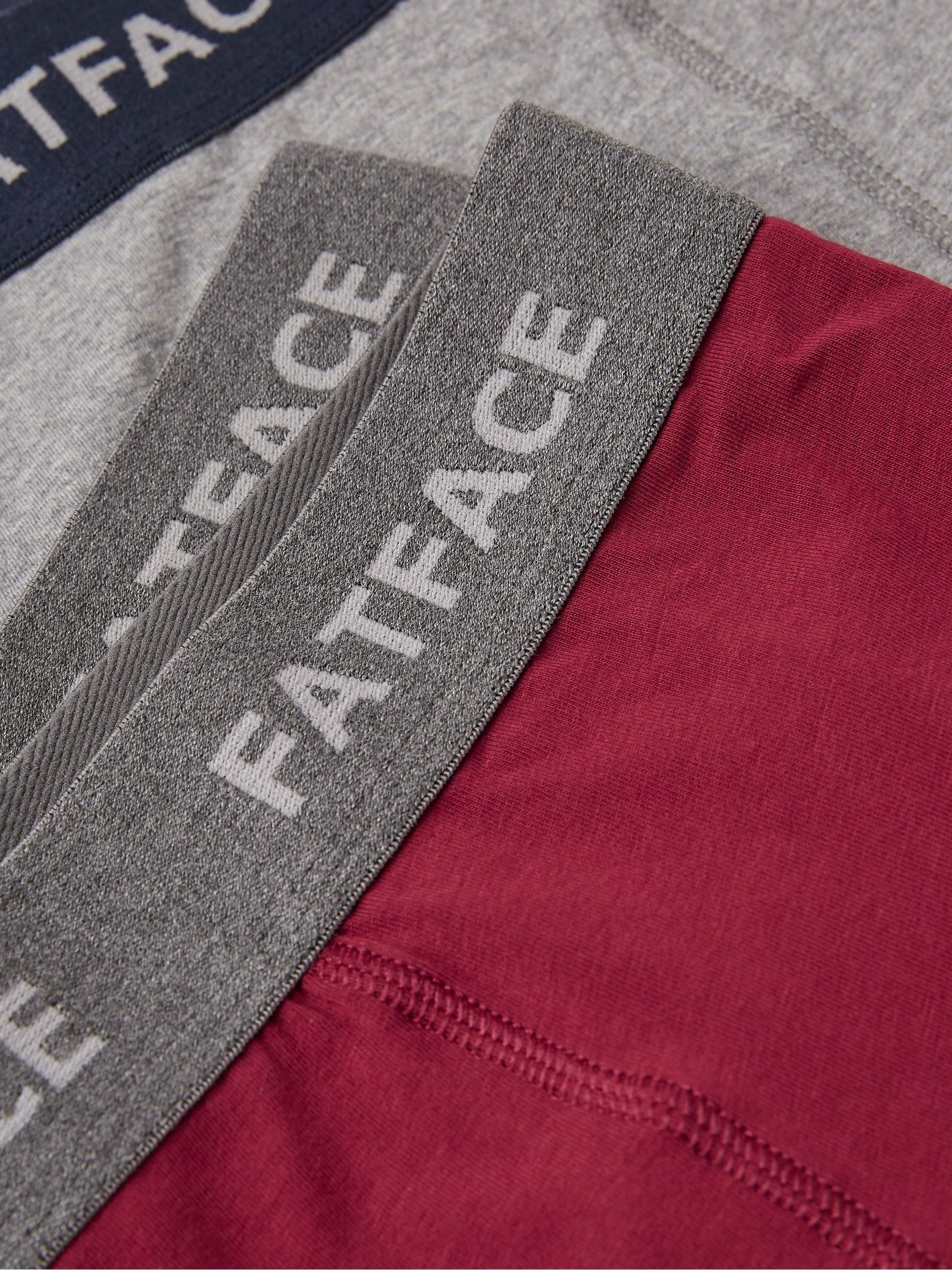 Burgundy Red Plain Boxers 2 Pack - Image 2 of 2