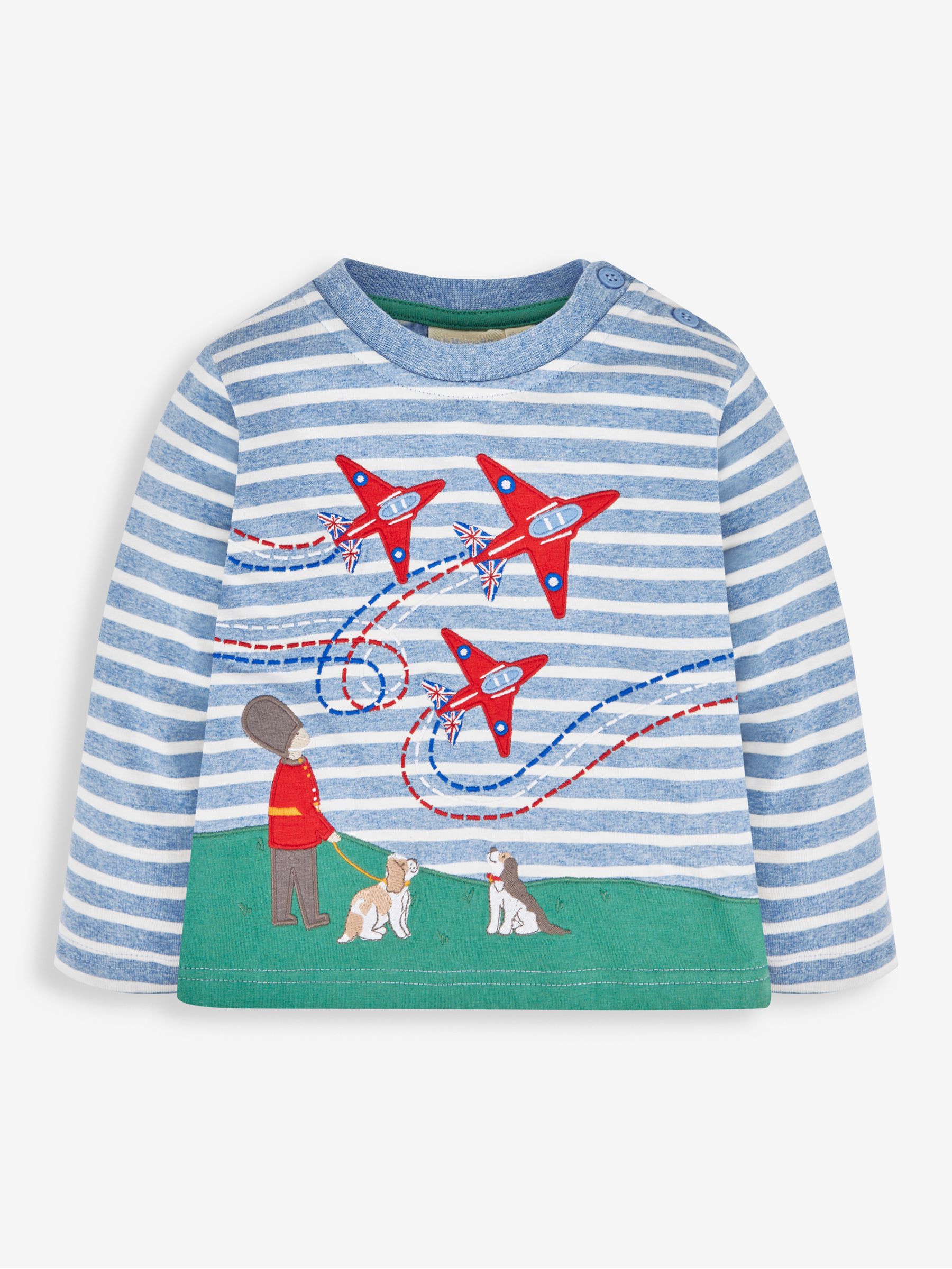Blue Boys' Watching Red Arrows Appliqué Top - Image 1 of 3