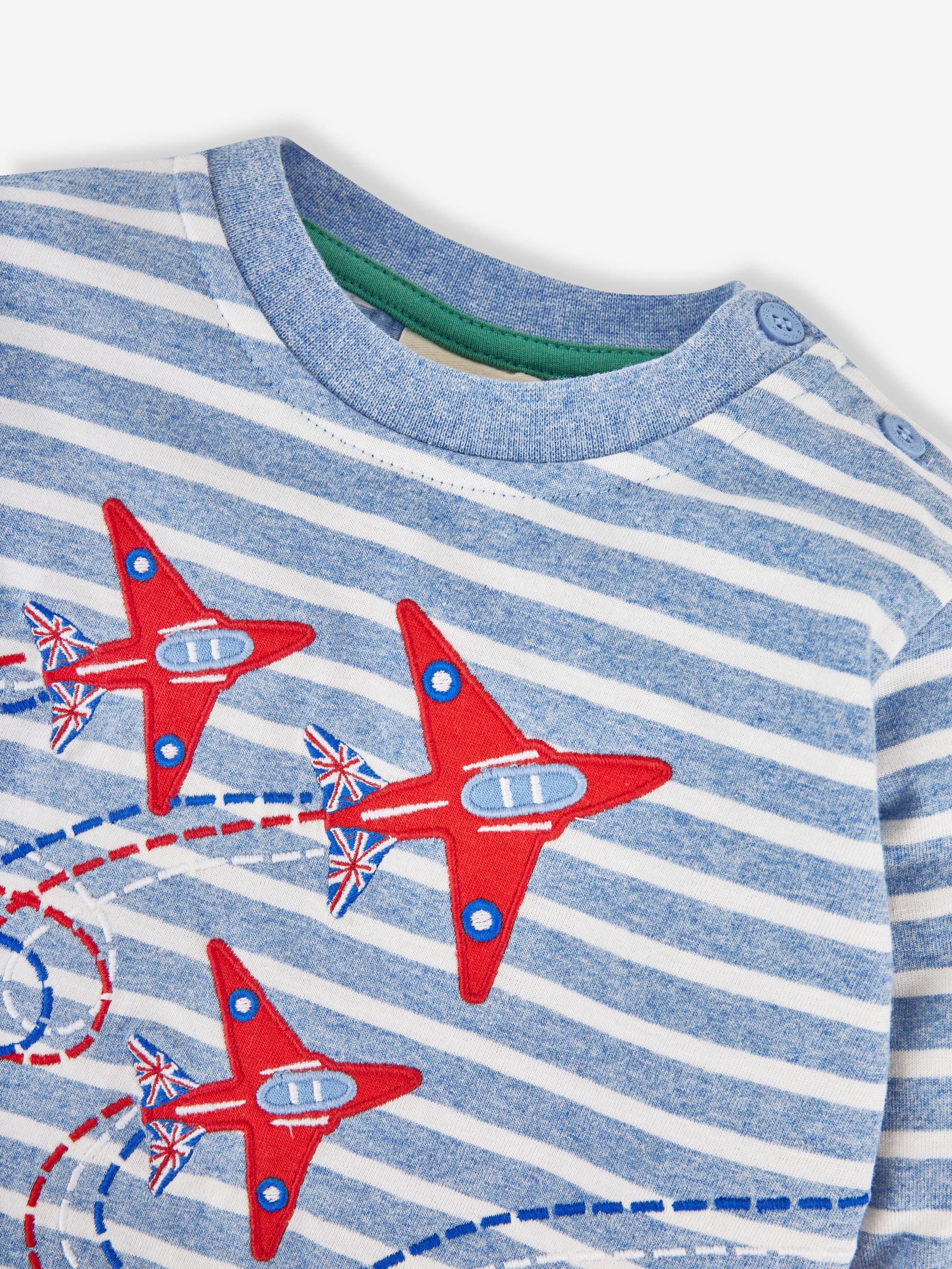 Blue Boys' Watching Red Arrows Appliqué Top - Image 2 of 3