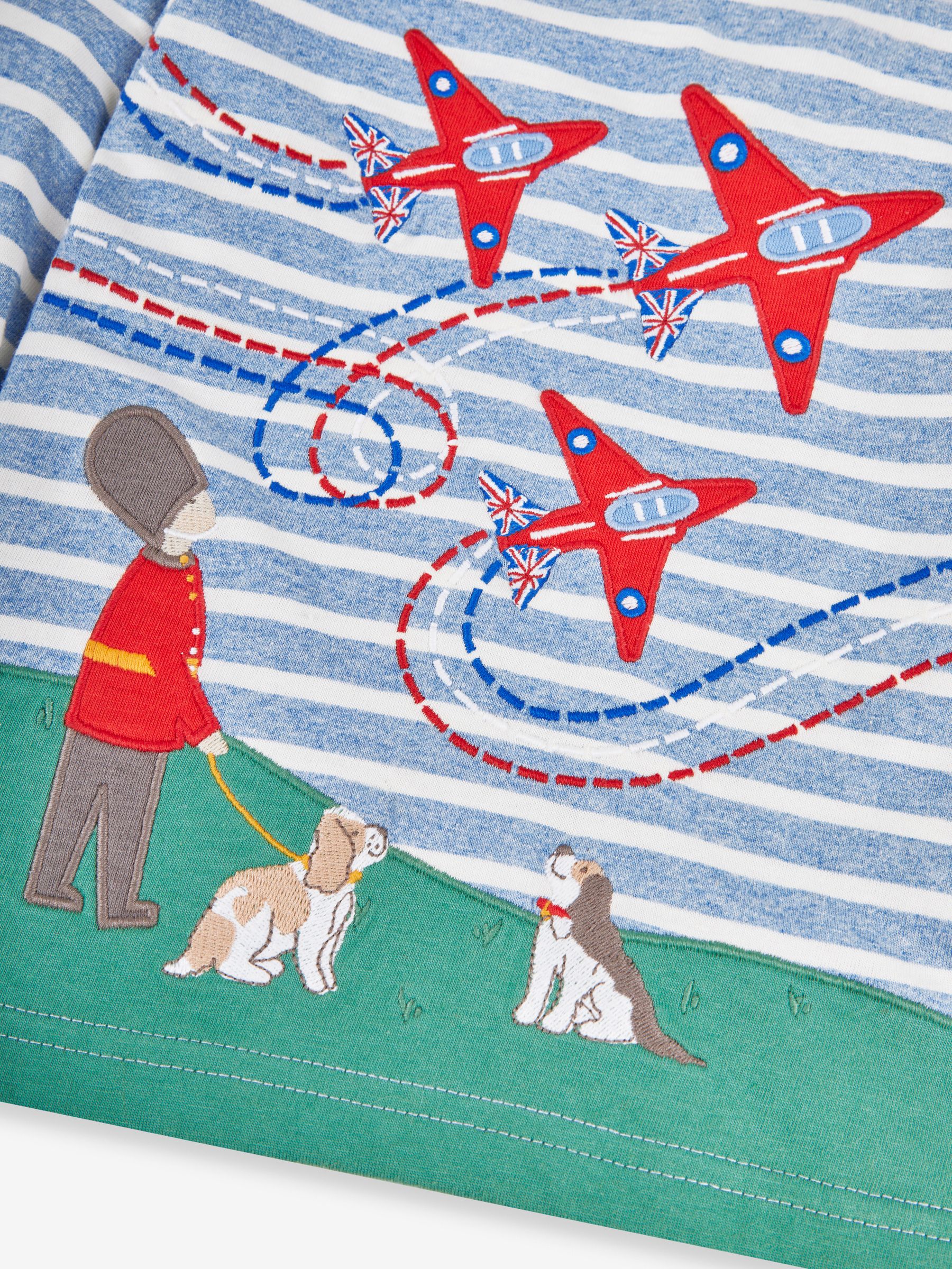 Blue Boys' Watching Red Arrows Appliqué Top - Image 3 of 3