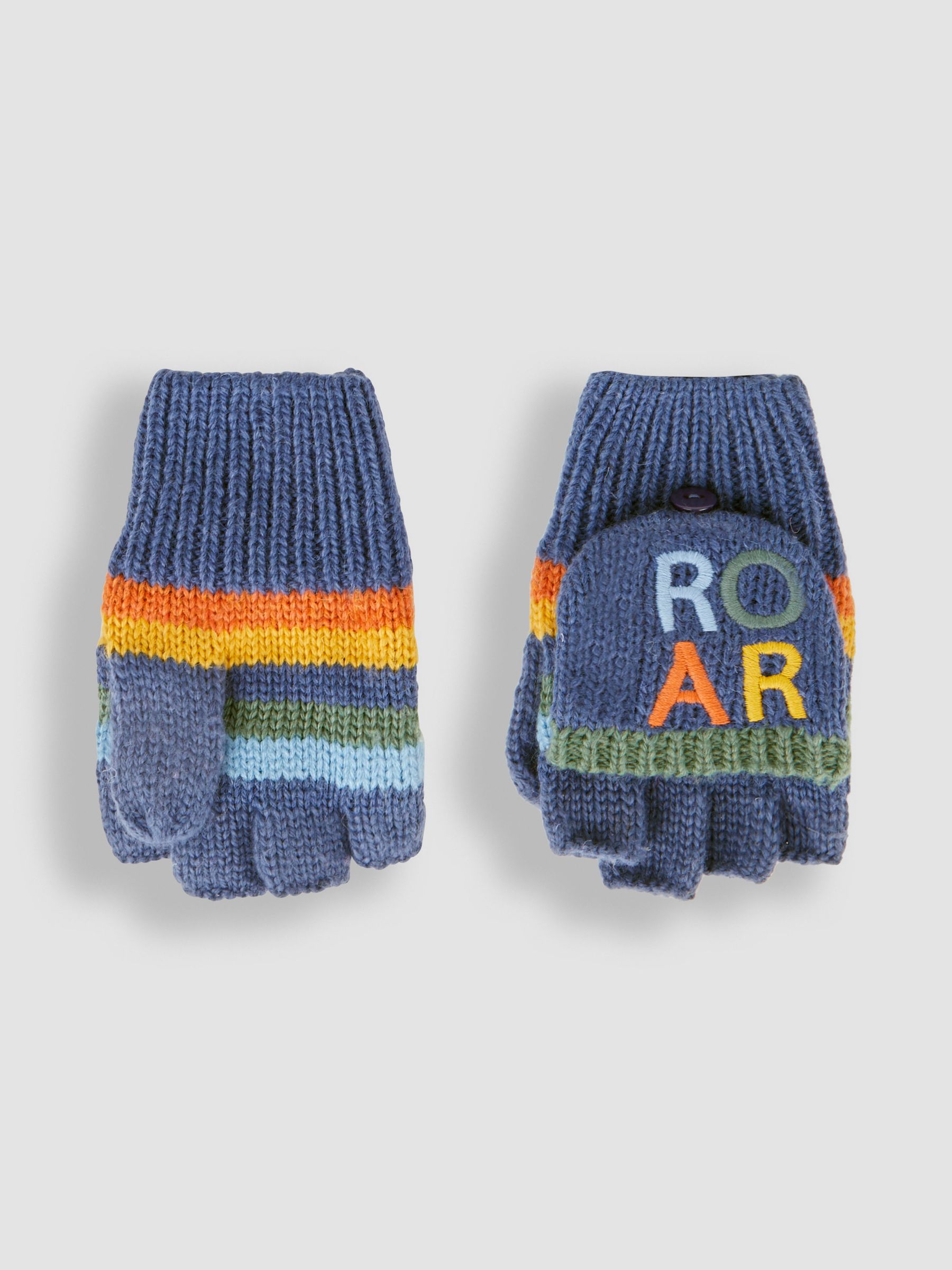 Indigo Boys' Dinosaur Striped Gloves - Image 2 of 4