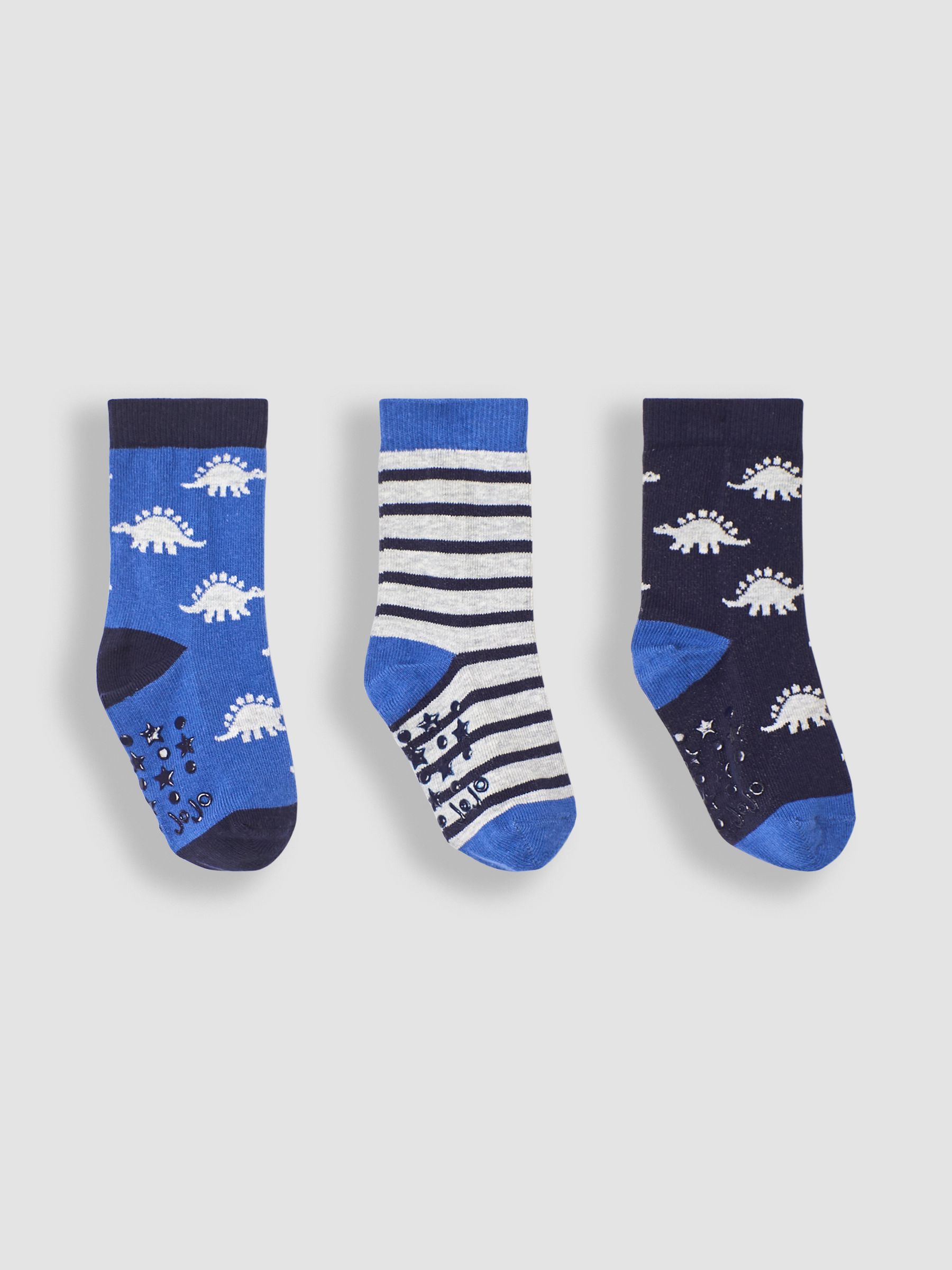Indigo 3-Pack Dino Socks - Image 1 of 4