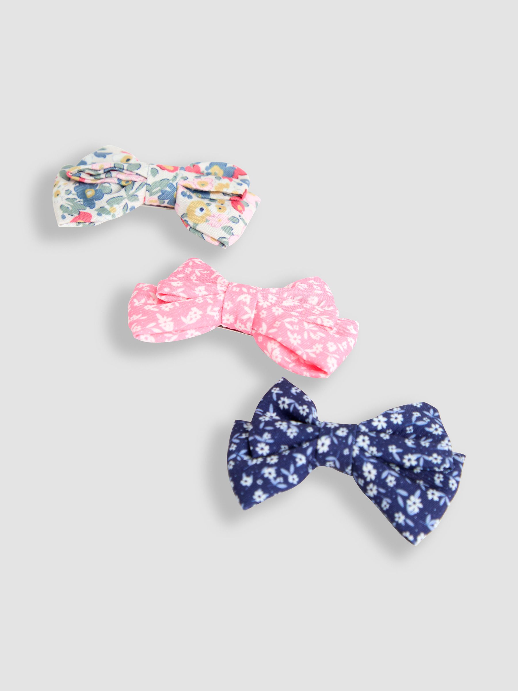 3-Pack Bow Clips in Multi - Image 3 of 3