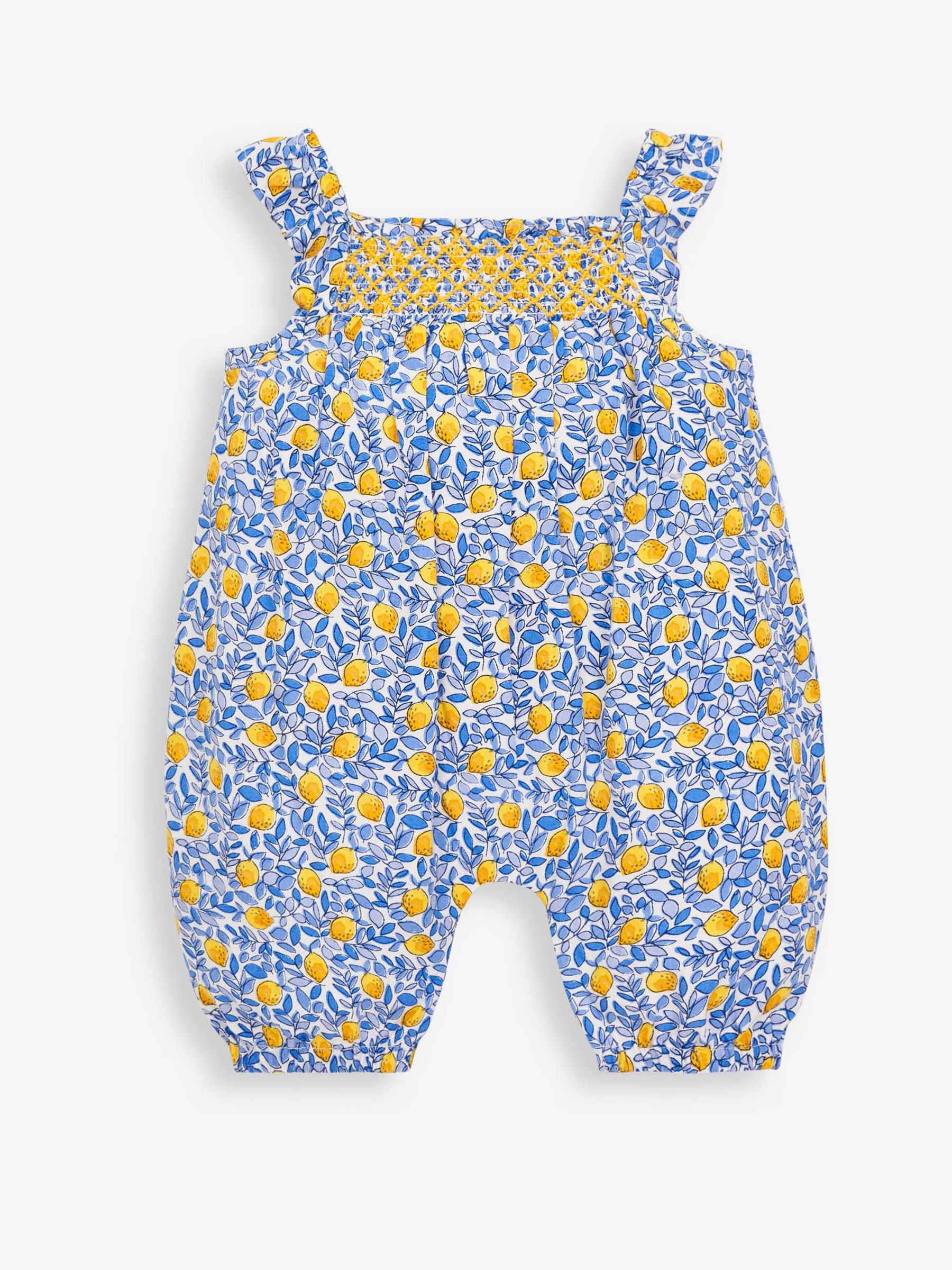 White Lemon Bloom Baby Sunsuit - Image 1 of 2