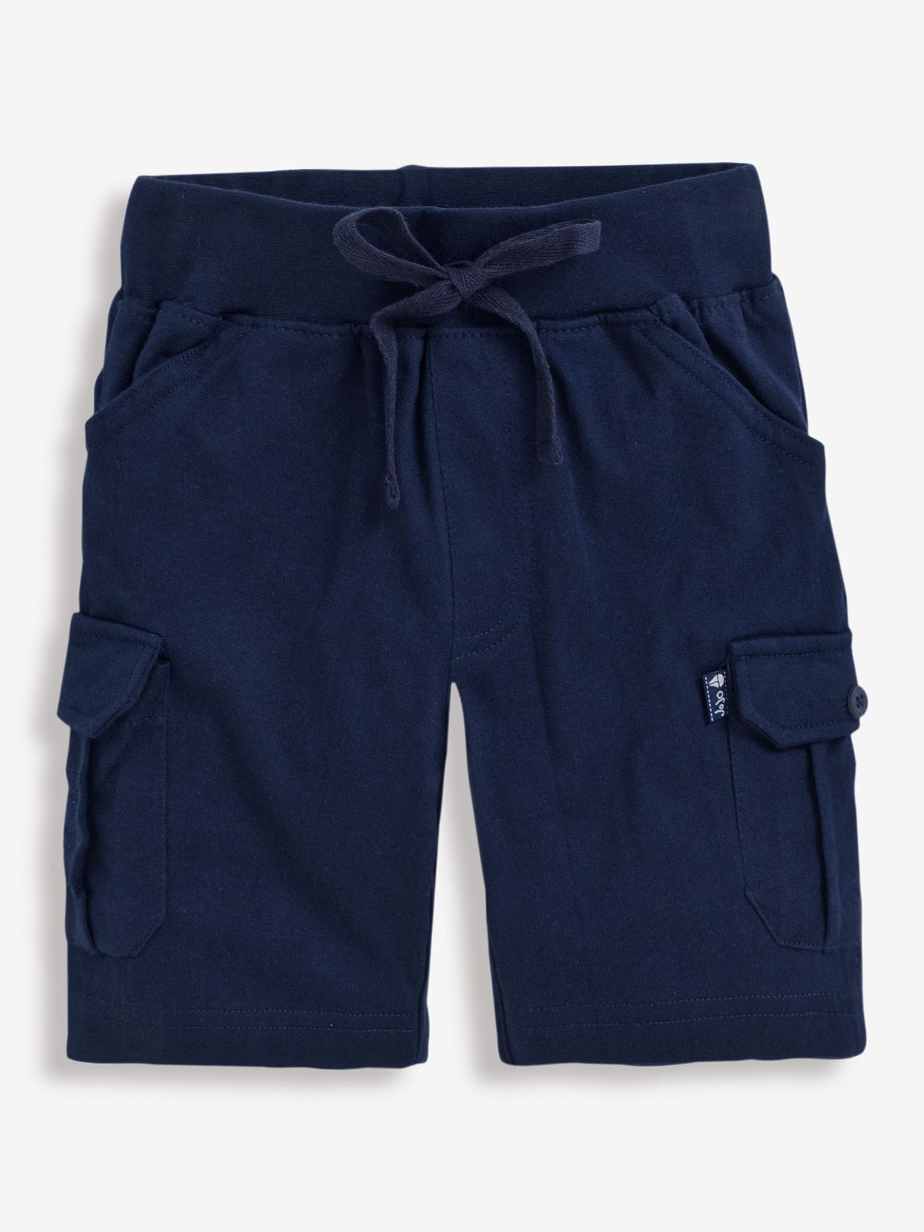 Navy Jersey Cargo Shorts - Image 1 of 1