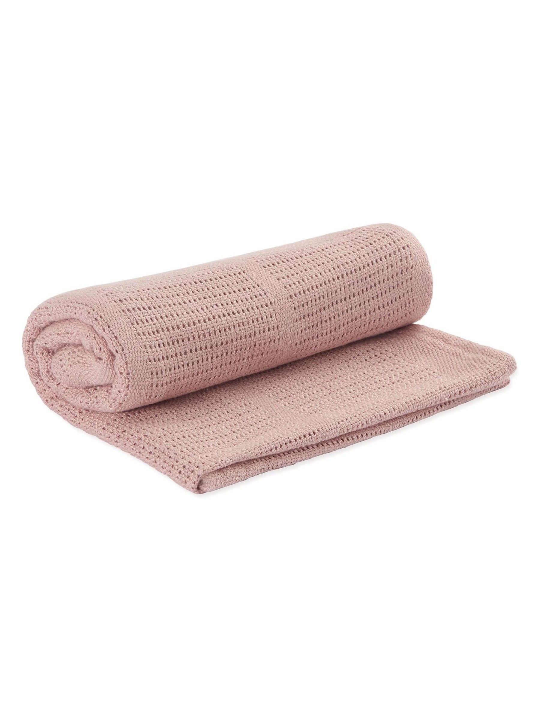 MORI Rose Pink Blend Cellular Baby Blanket - Image 5 of 9