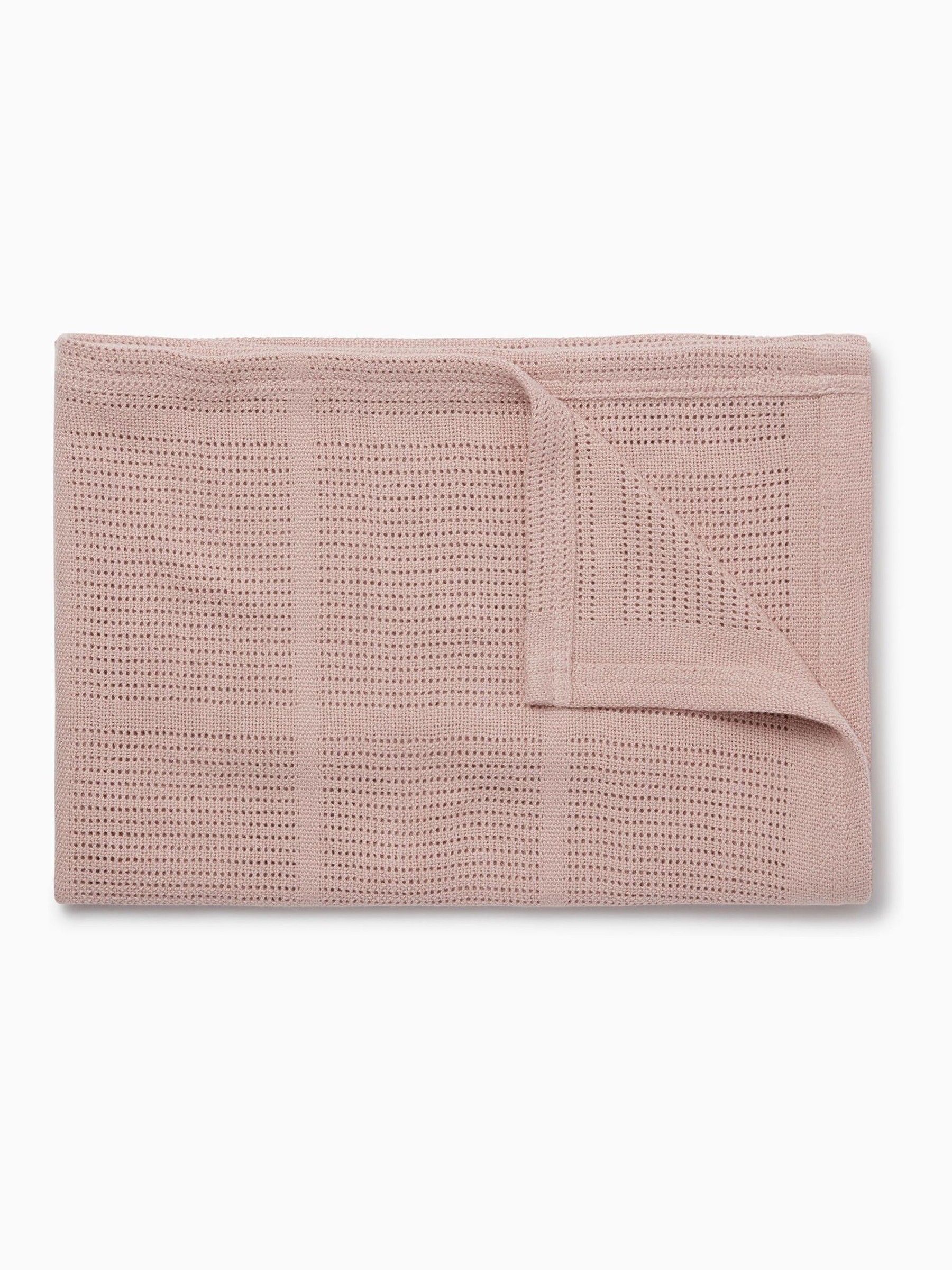 MORI Rose Pink Blend Cellular Baby Blanket - Image 6 of 9