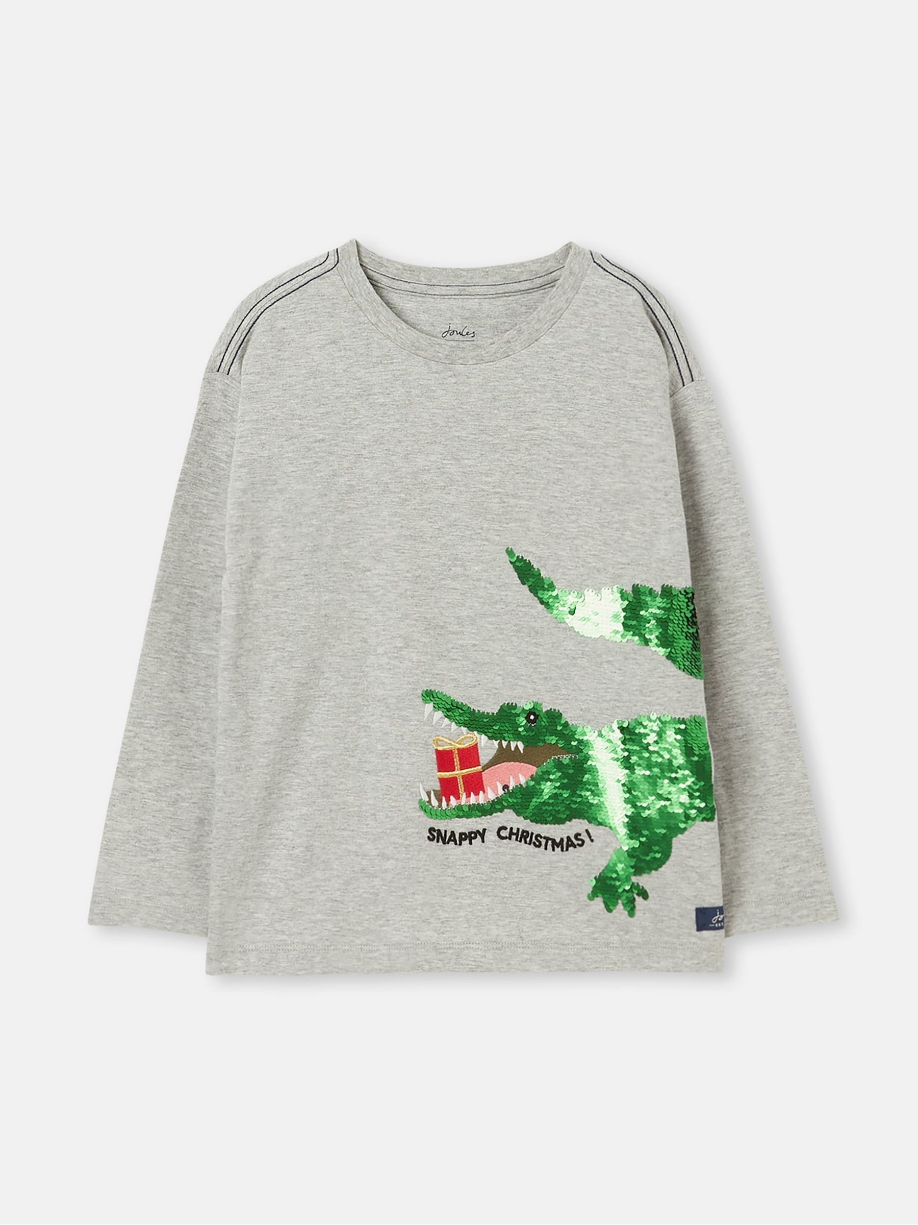 Jack Grey Long Sleeve Artwork T-Shirt - Image 1 of 6