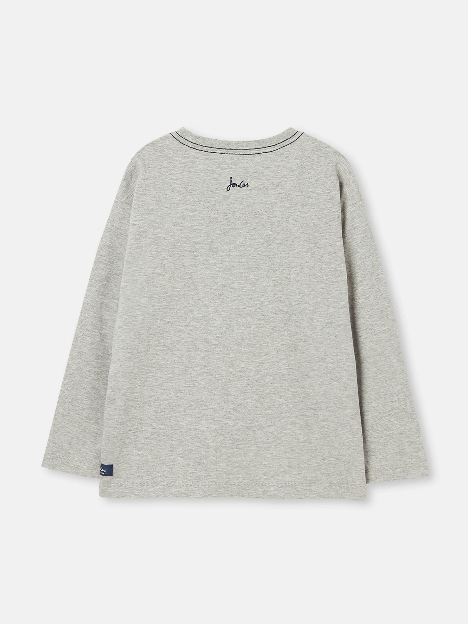 Jack Grey Long Sleeve Artwork T-Shirt - Image 2 of 6