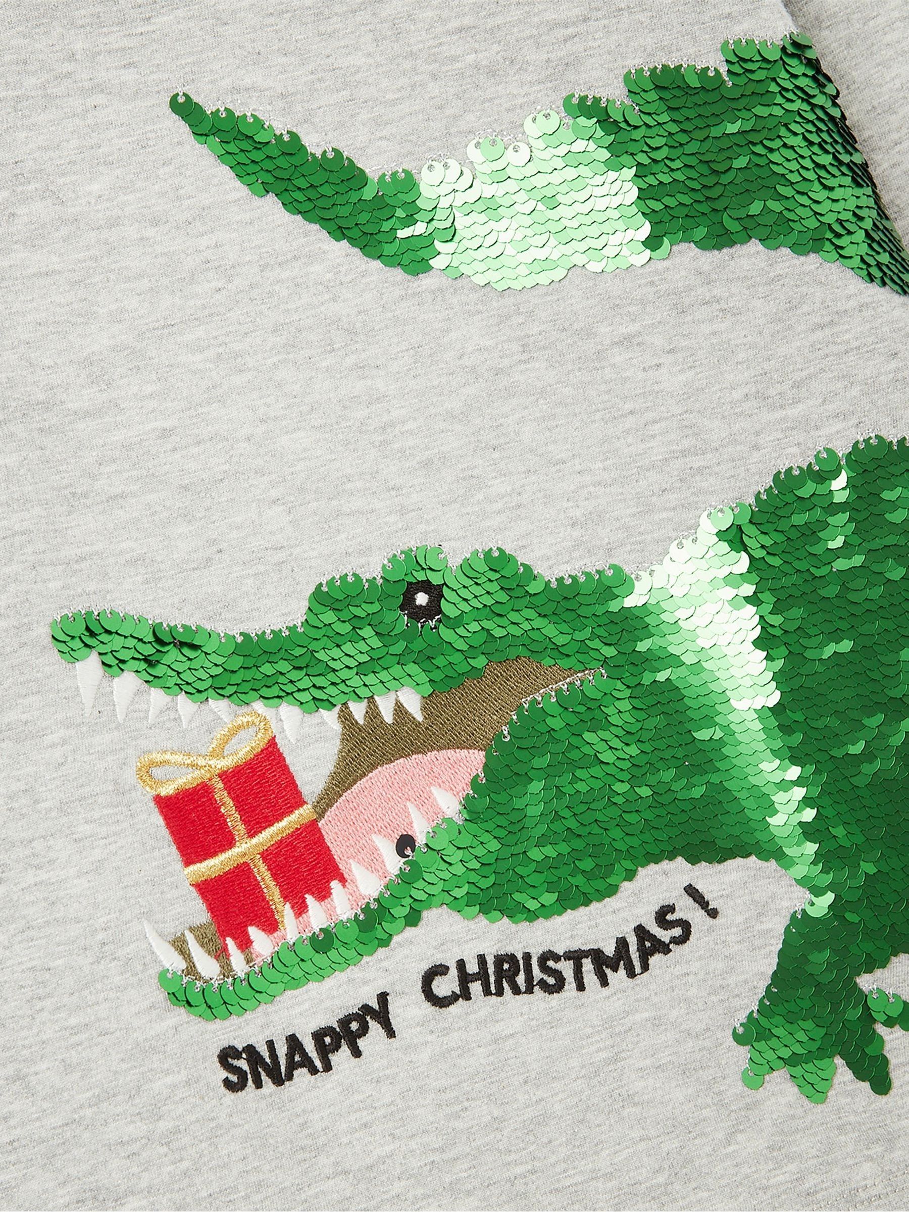 Jack Grey Long Sleeve Artwork T-Shirt - Image 4 of 6