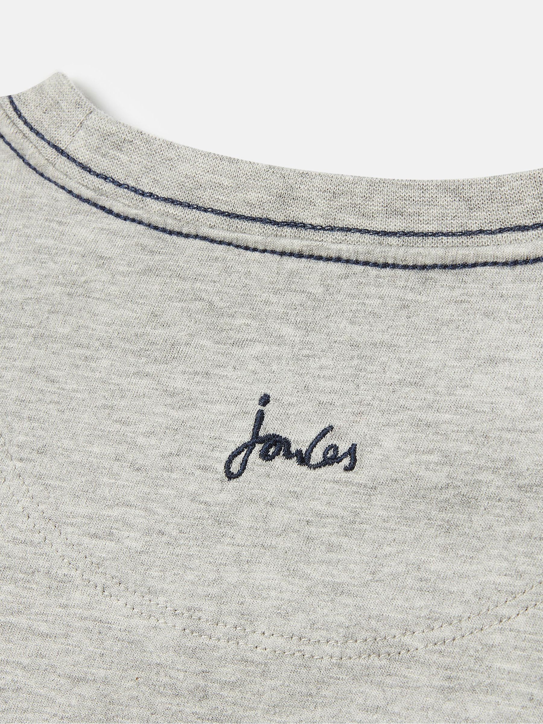 Jack Grey Long Sleeve Artwork T-Shirt - Image 6 of 6