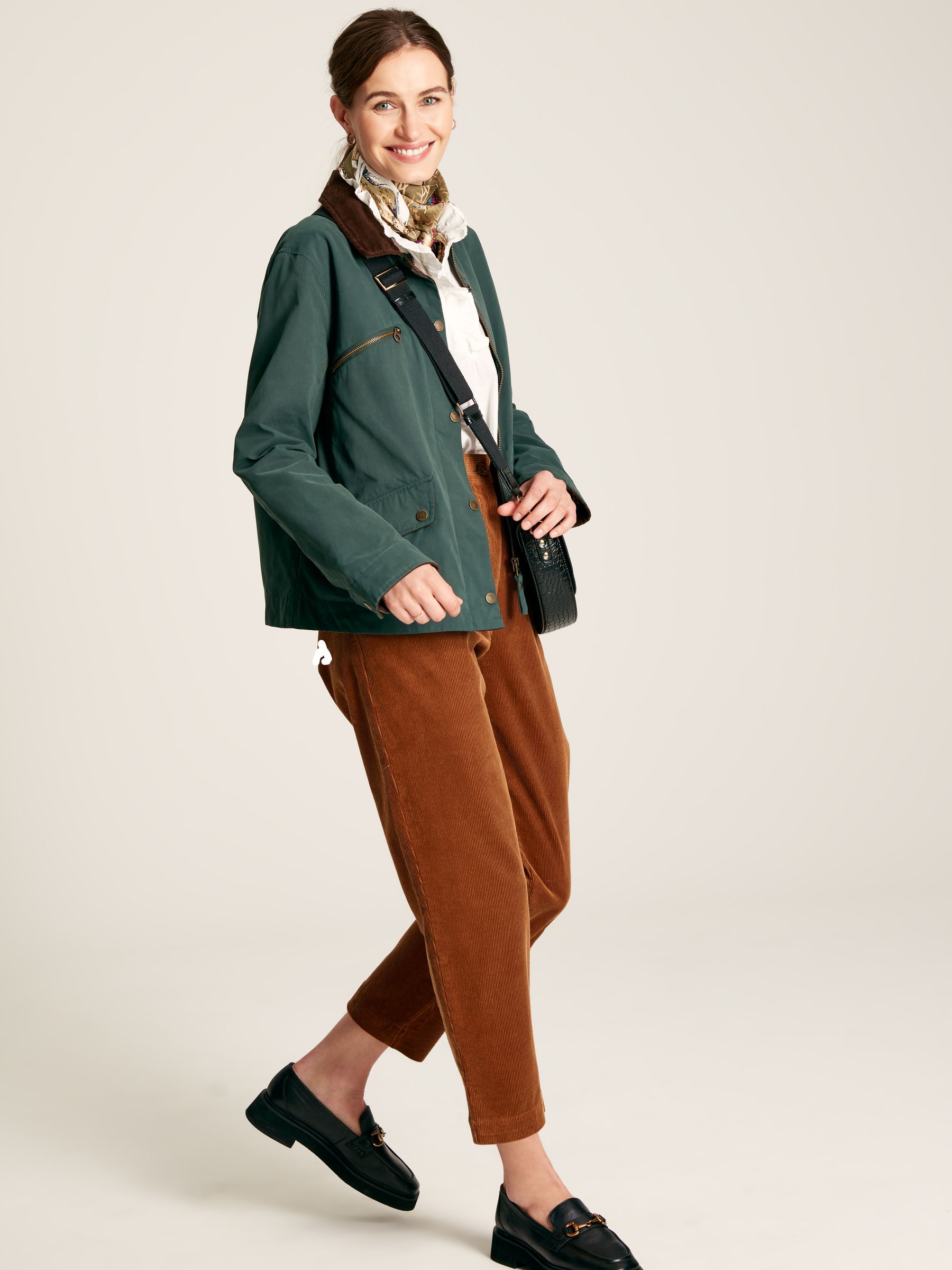 Belfield Teal Blue Shower Resistant Dry Wax Jacket - Image 2 of 8