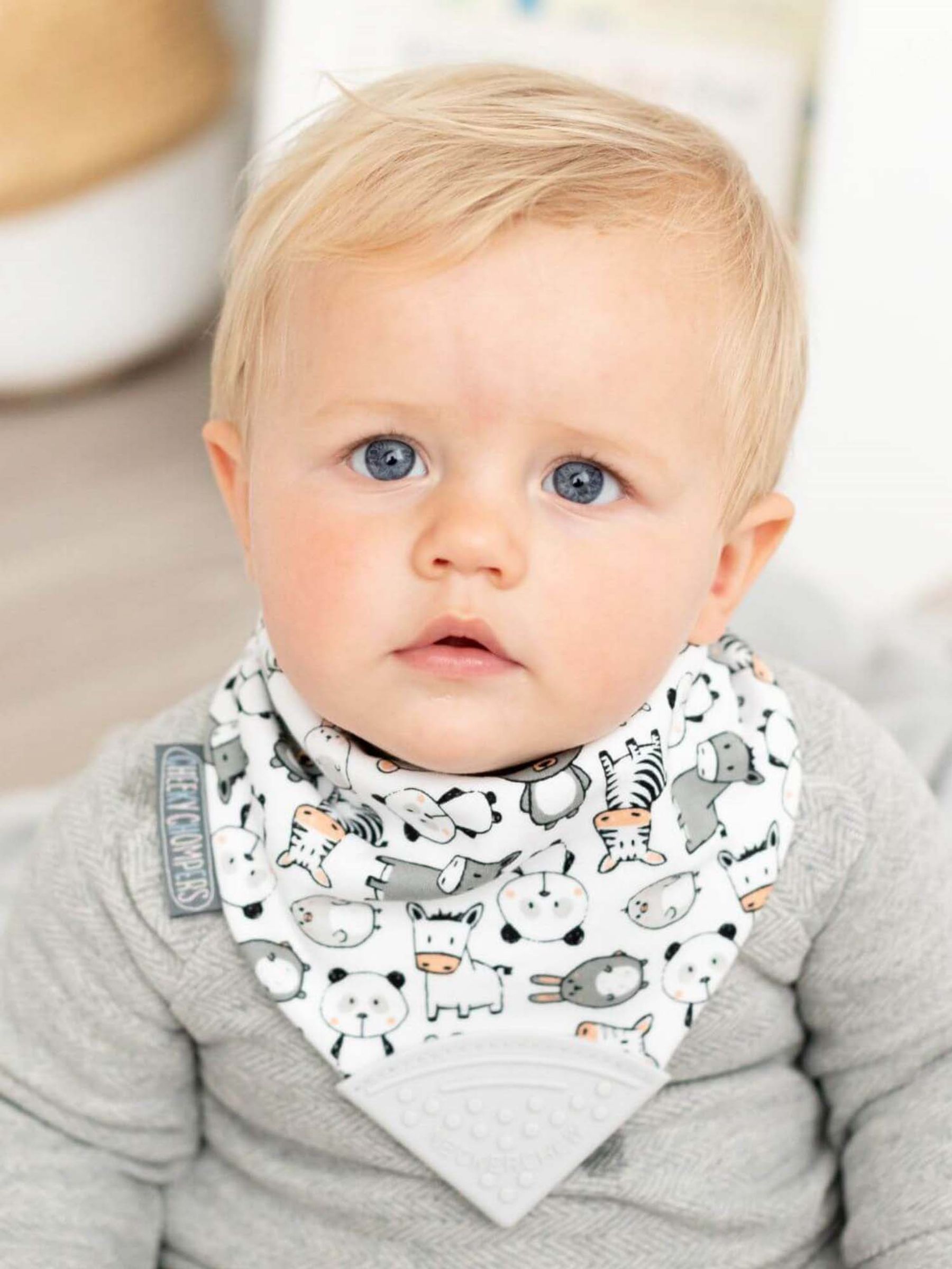 Cheeky Chompers Neckerchew Bib Panda Pals - Image 2 of 2