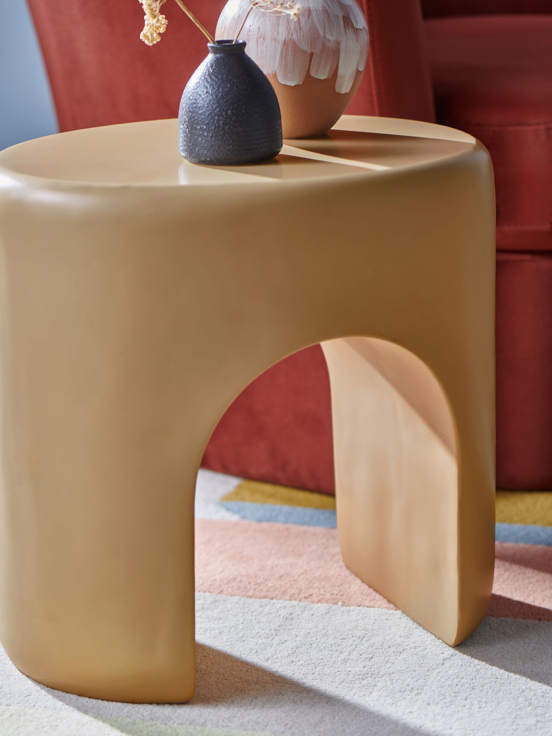 Luna Side Table in Natural - Image 3 of 4