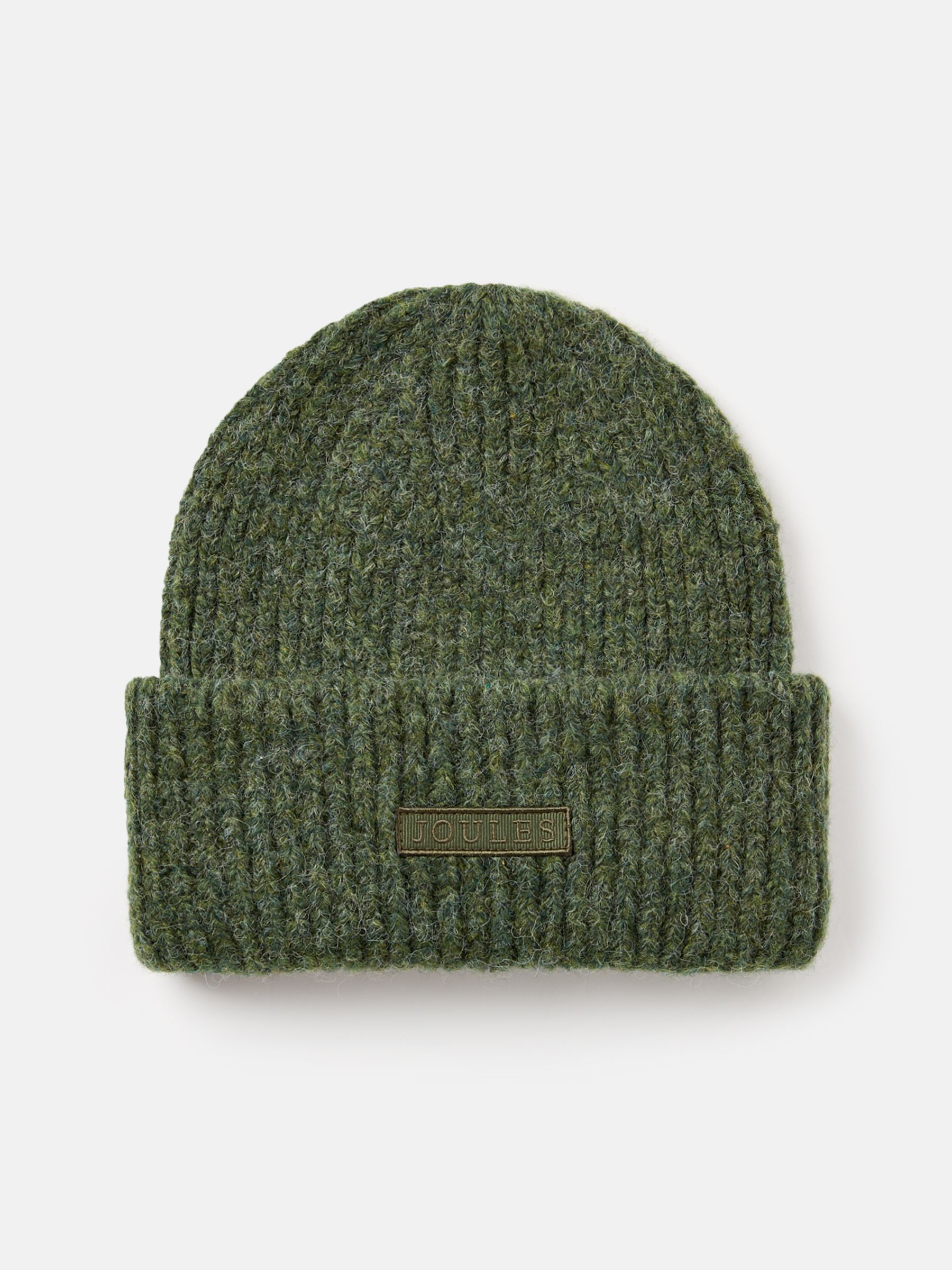 Eloise Green Oversized Knitted Beanie Hat - Image 4 of 6
