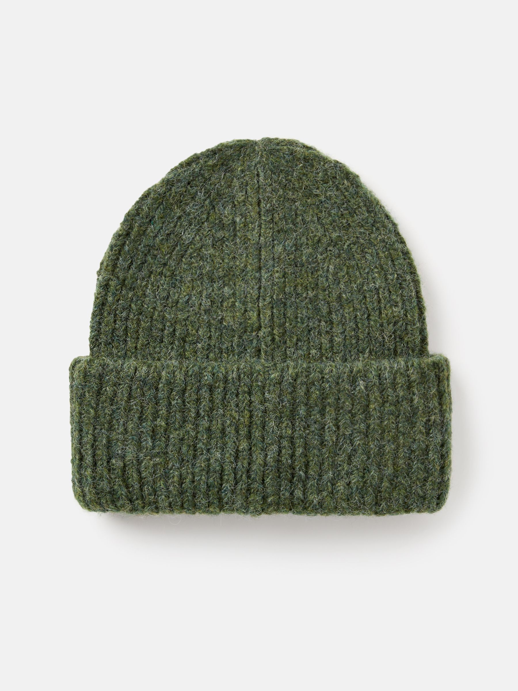 Eloise Green Oversized Knitted Beanie Hat - Image 5 of 6
