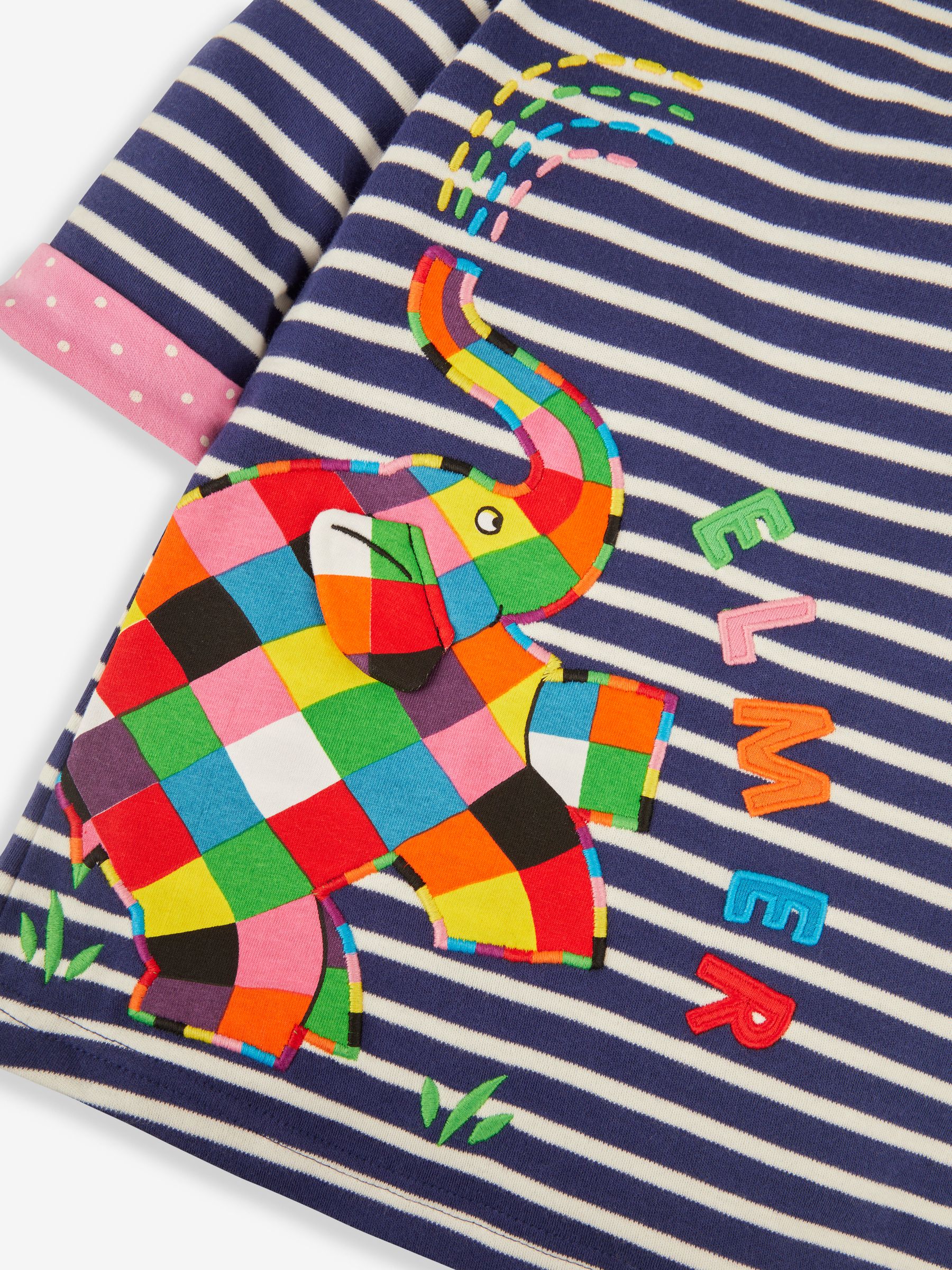 Navy Elmer Appliqué A-Line Dress - Image 3 of 4