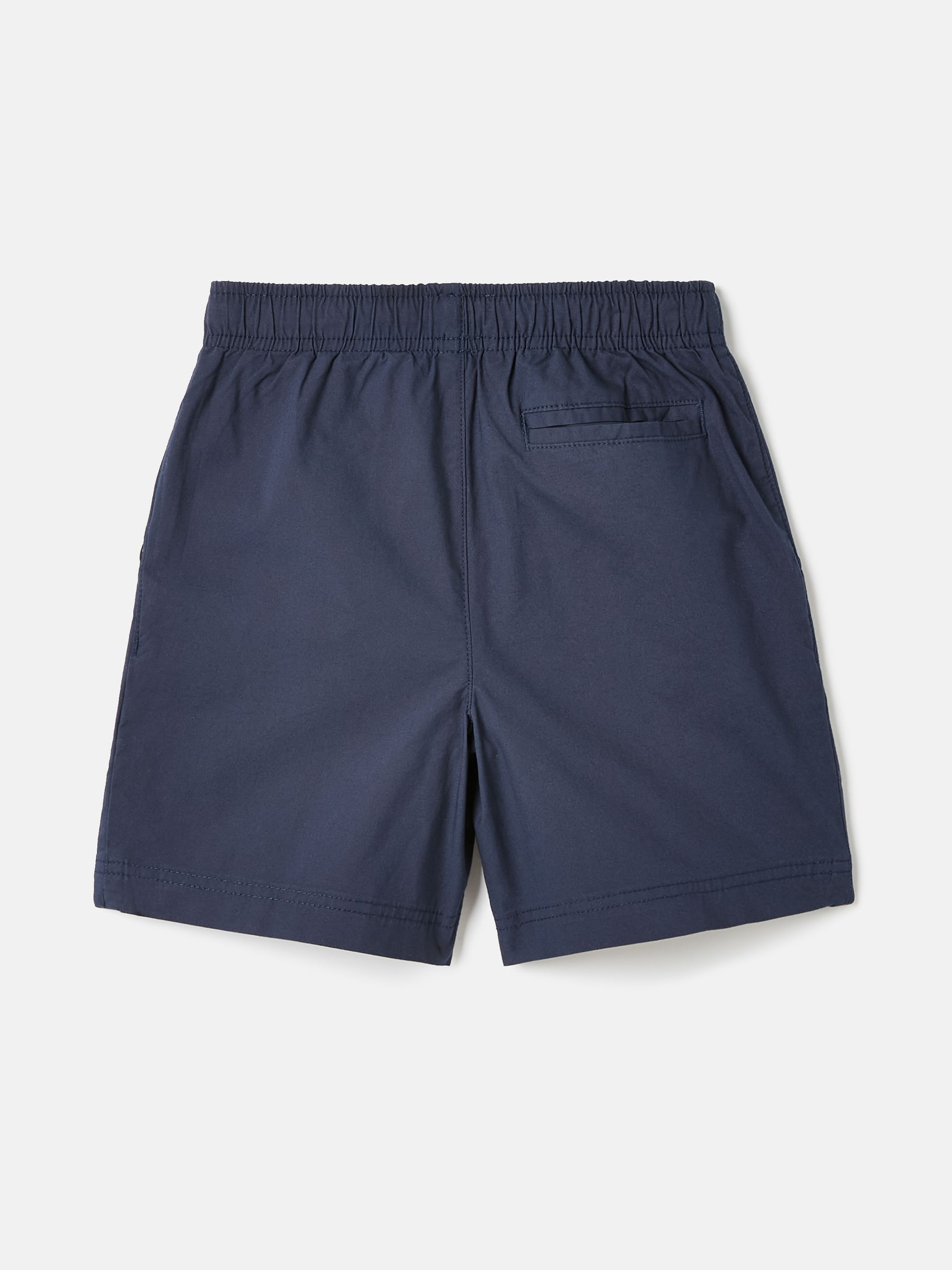 Quayside Navy Blue Elastic Waist Chino Shorts - Image 2 of 5