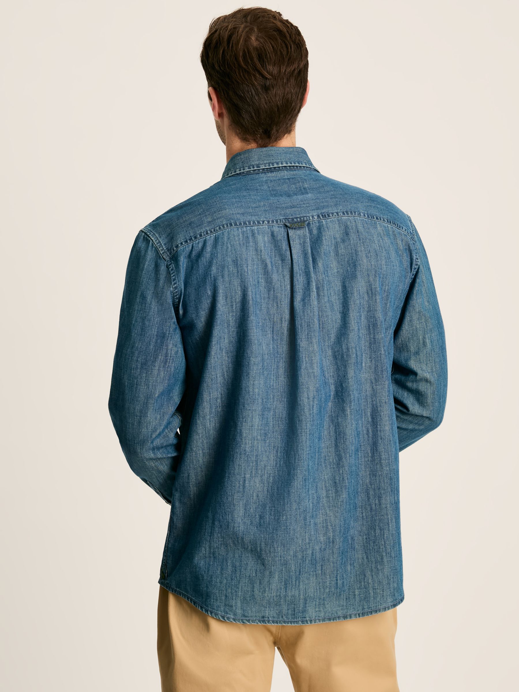 Chambray Blue Classic Fit Shirt - Image 2 of 9