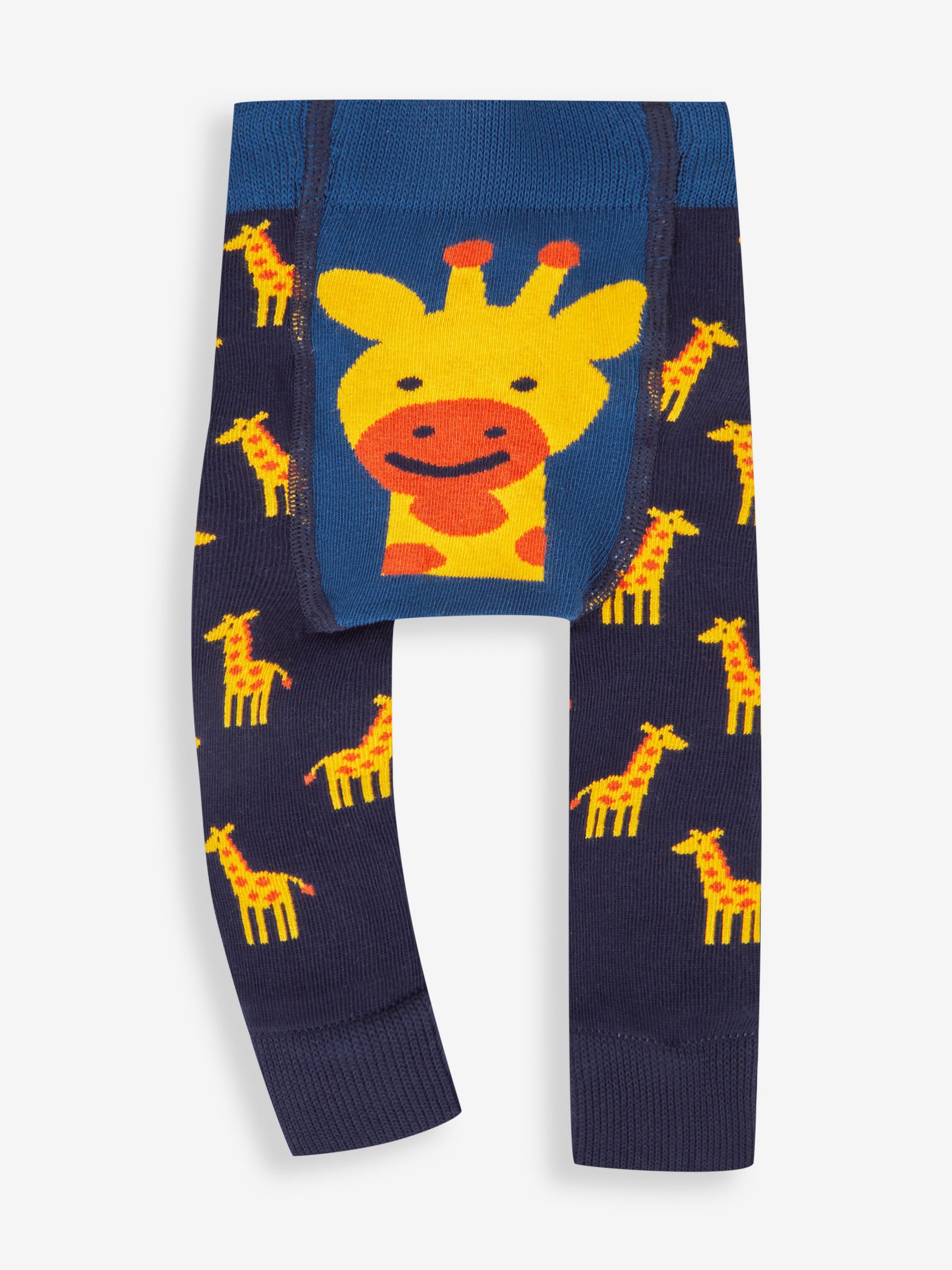 Navy Blue Giraffe Extra Thick Leggings - Image 1 of 2