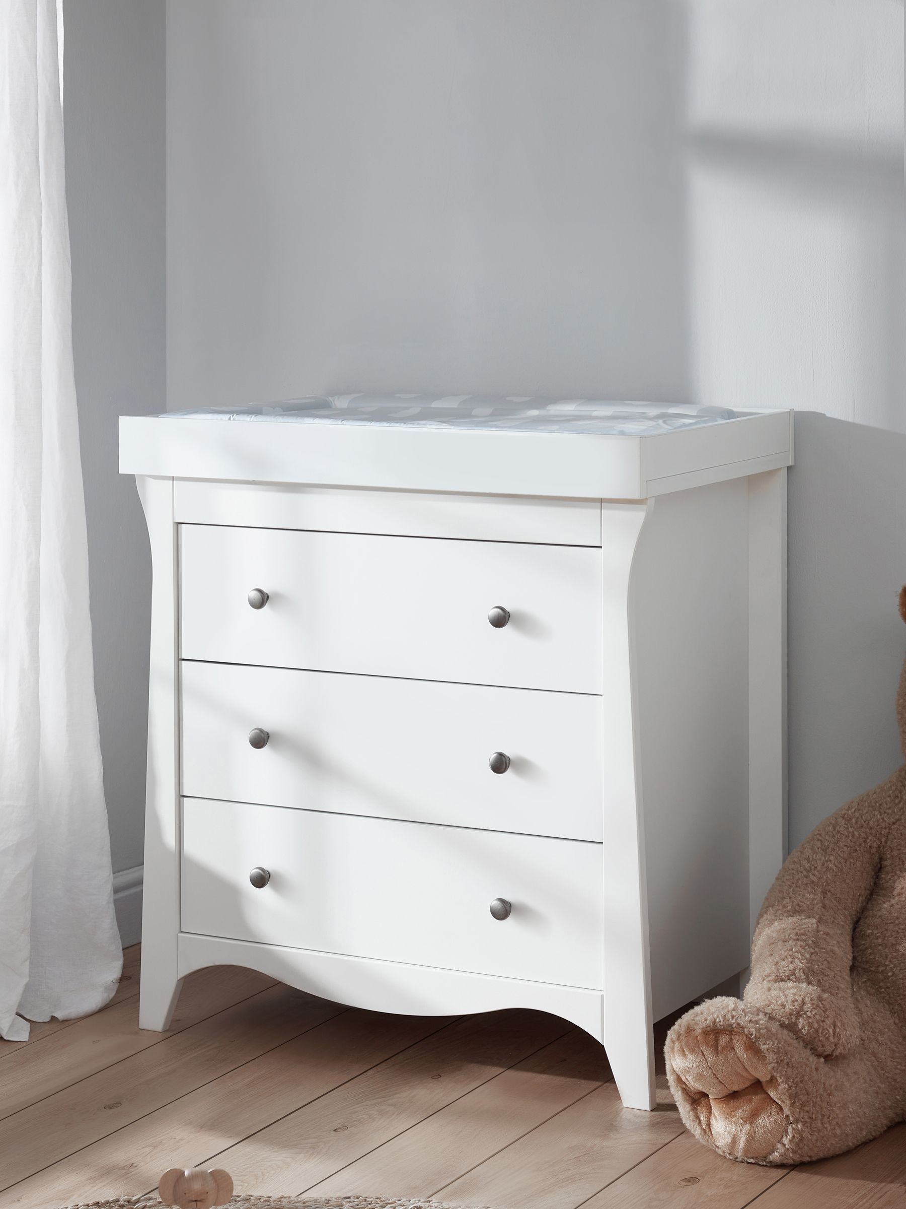 CuddleCo White Ash 1 Cashmere Clara Nursery Furniture Set 2 Piece - Image 4 of 7