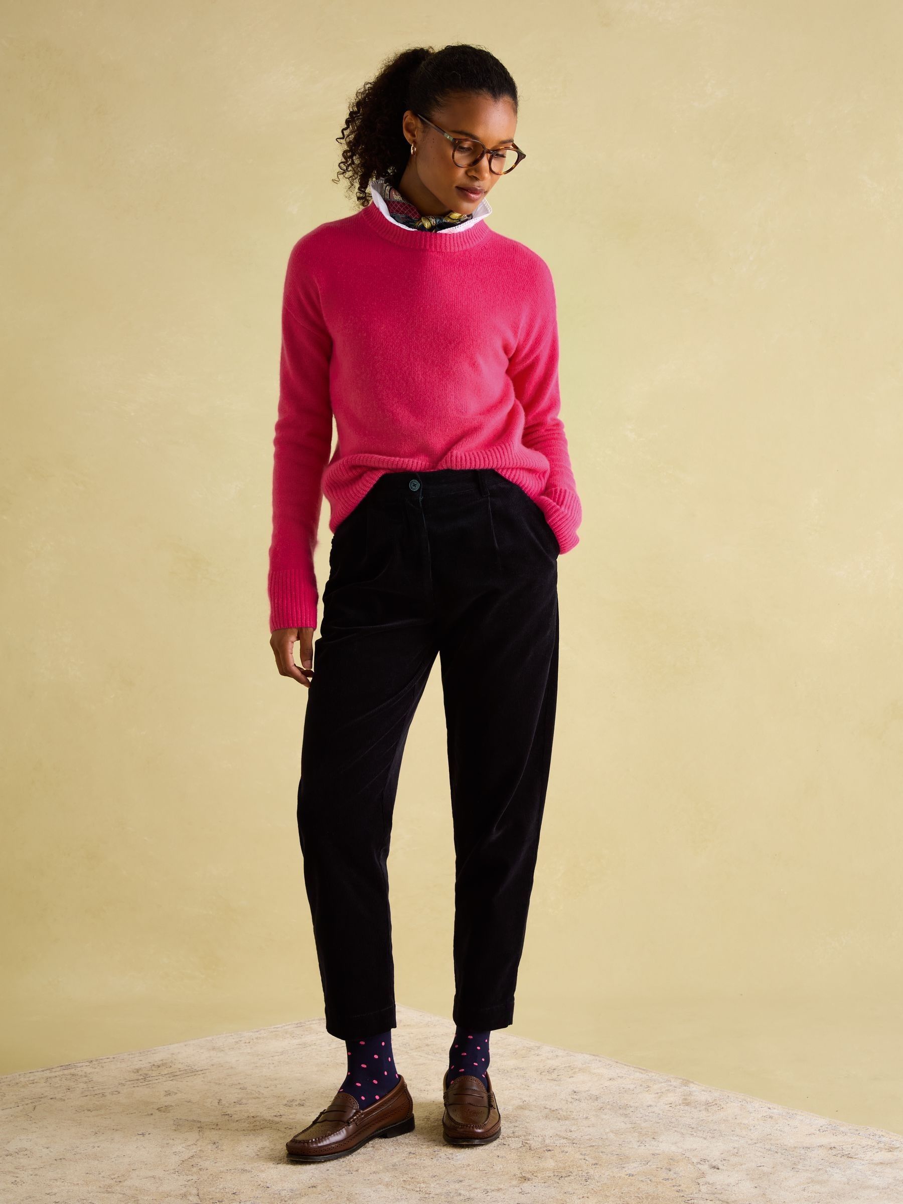 Ivy Pink 100% Cashmere Jumper - Image 3 of 7