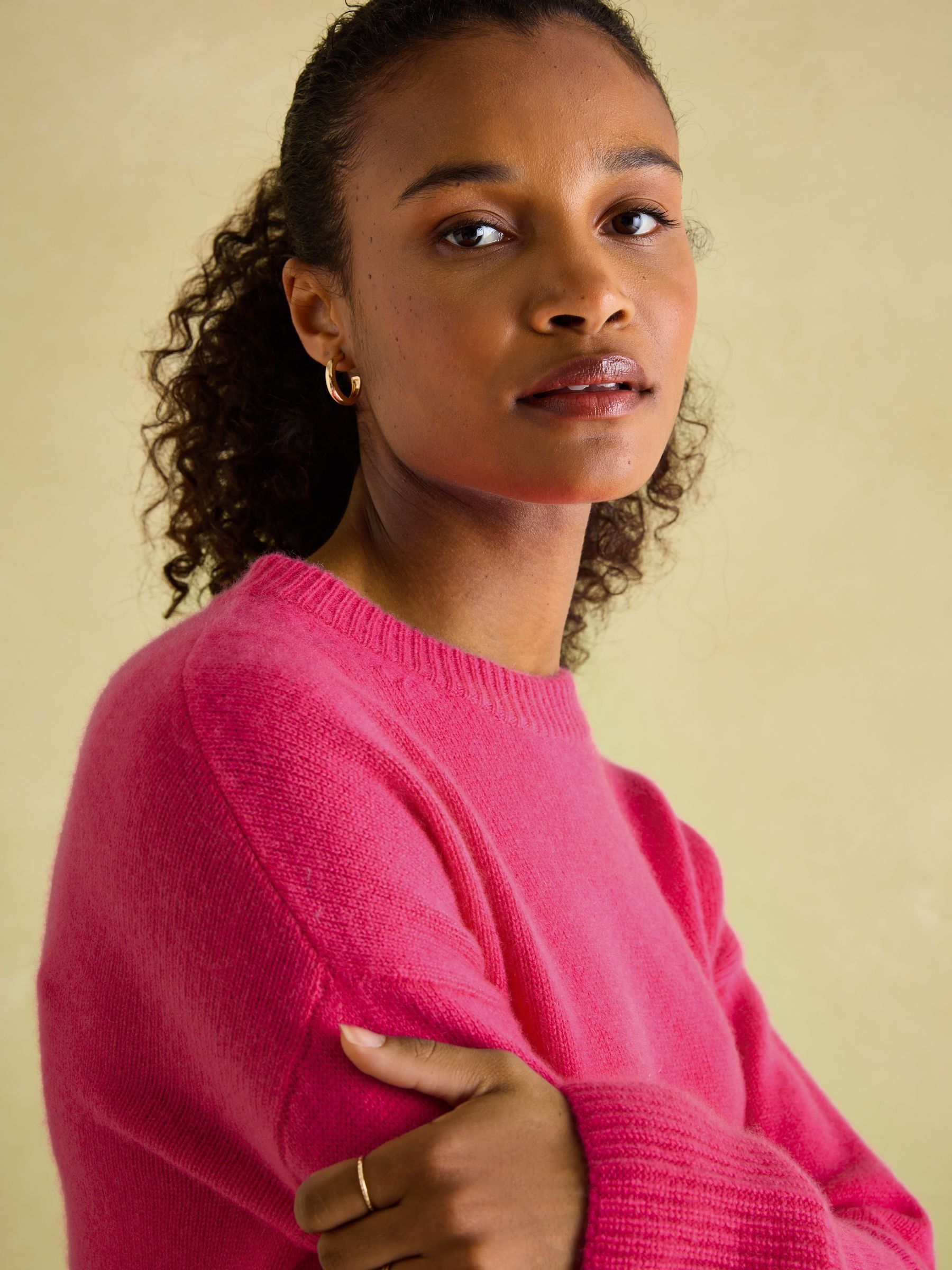 Ivy Pink 100% Cashmere Jumper - Image 4 of 7