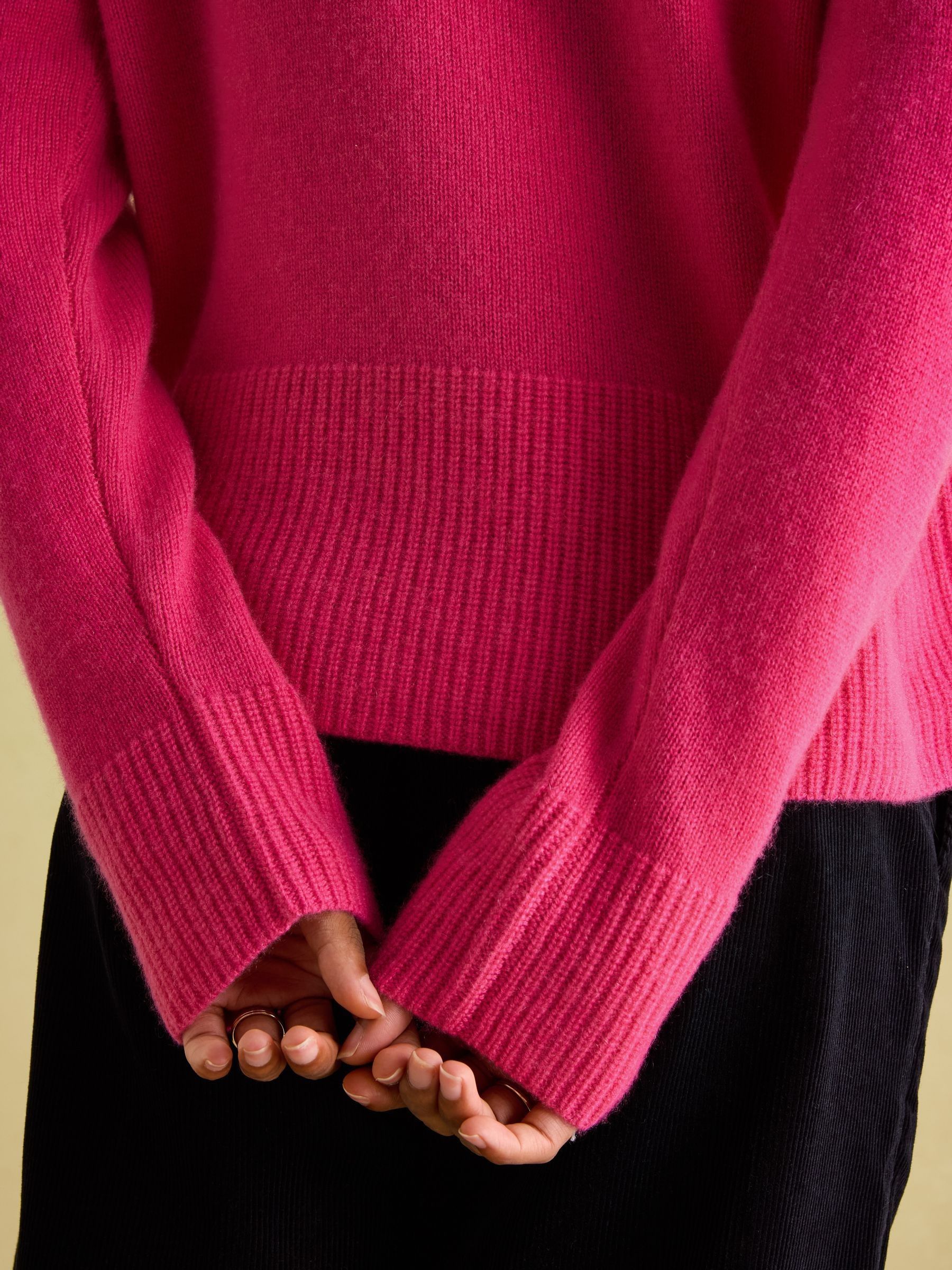 Ivy Pink 100% Cashmere Jumper - Image 5 of 7
