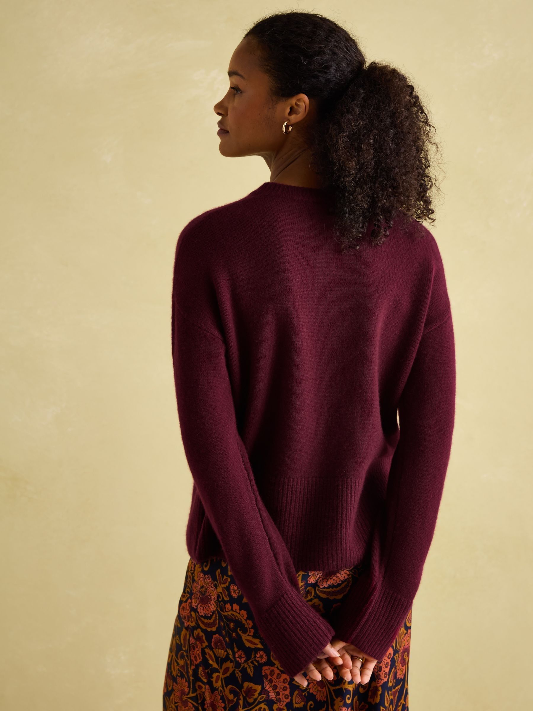 Ivy Red 100% Cashmere Jumper - Image 2 of 7